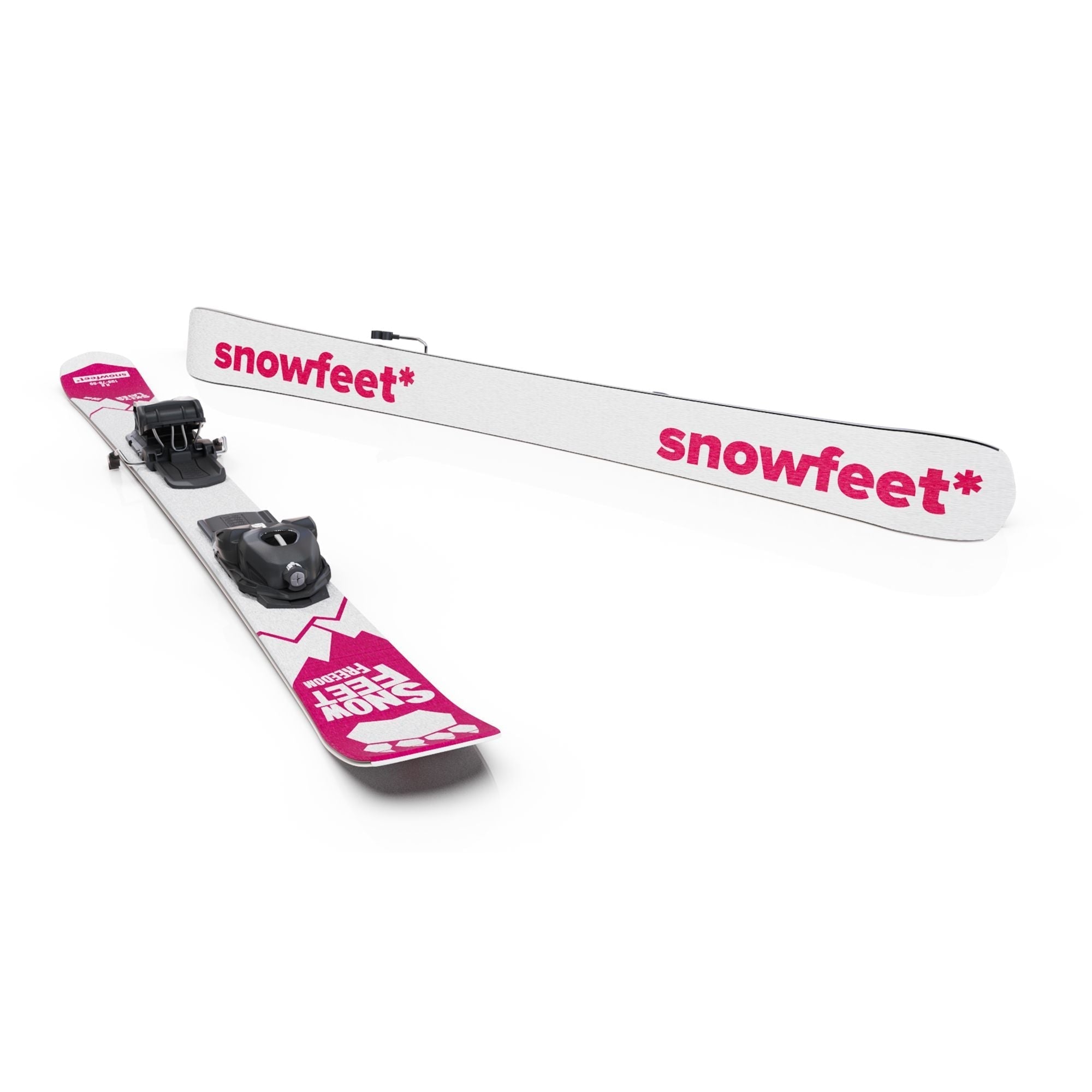 snowfeet short ski 130 cm freedom ski skiboards 130 snowblades skiblades