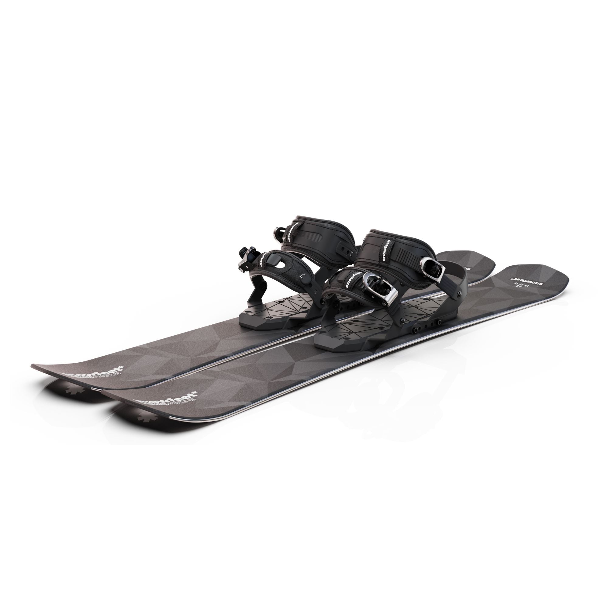 Snowfeet* POWDER Skiblades | 99 CM | Skiboards Snowblades Short Skis