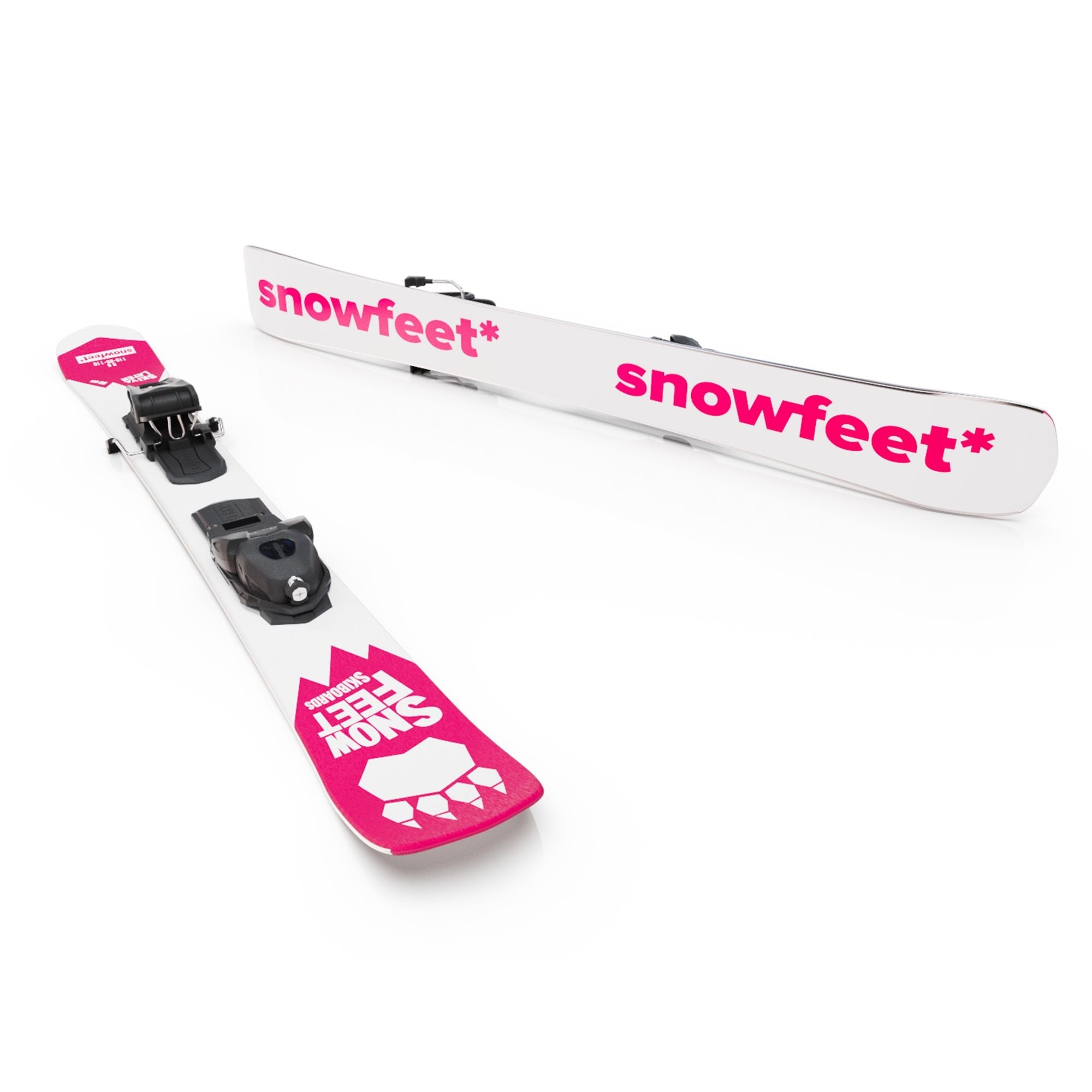 skiboards snowblades short ski 99 snowfeet mini little ski skiblades for ski with ski boot bindings black