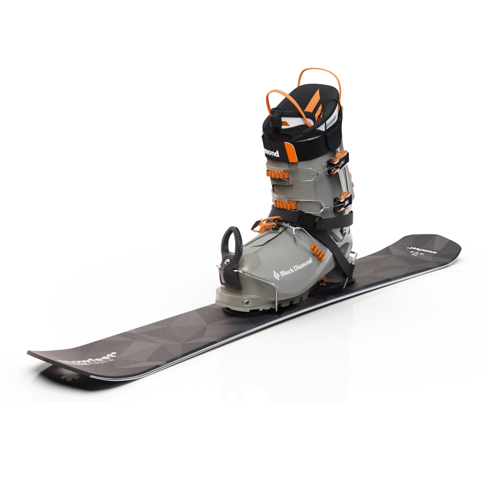 Snowfeet* POWDER Skiblades | 99 CM | Skiboards Snowblades Short Skis