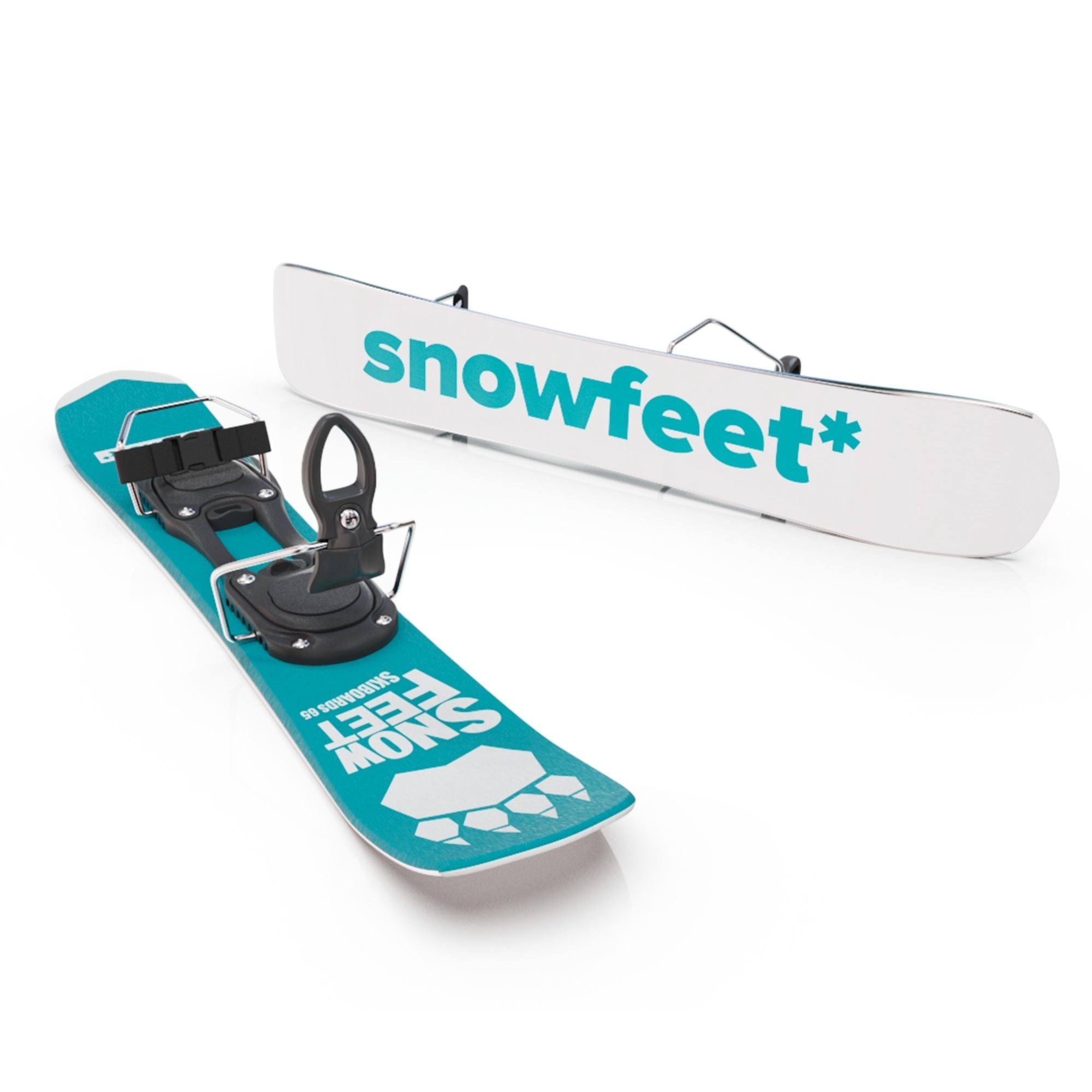 snowfeet-snowblades-for-snowboard-boots-black-skiboards-shortski-65cm-blue-turquoise