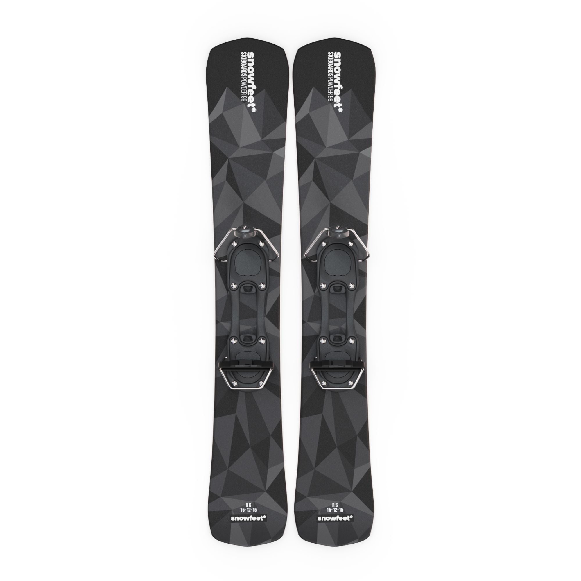 Snowfeet* POWDER Skiblades | 99 CM | Skiboards Snowblades Short Skis