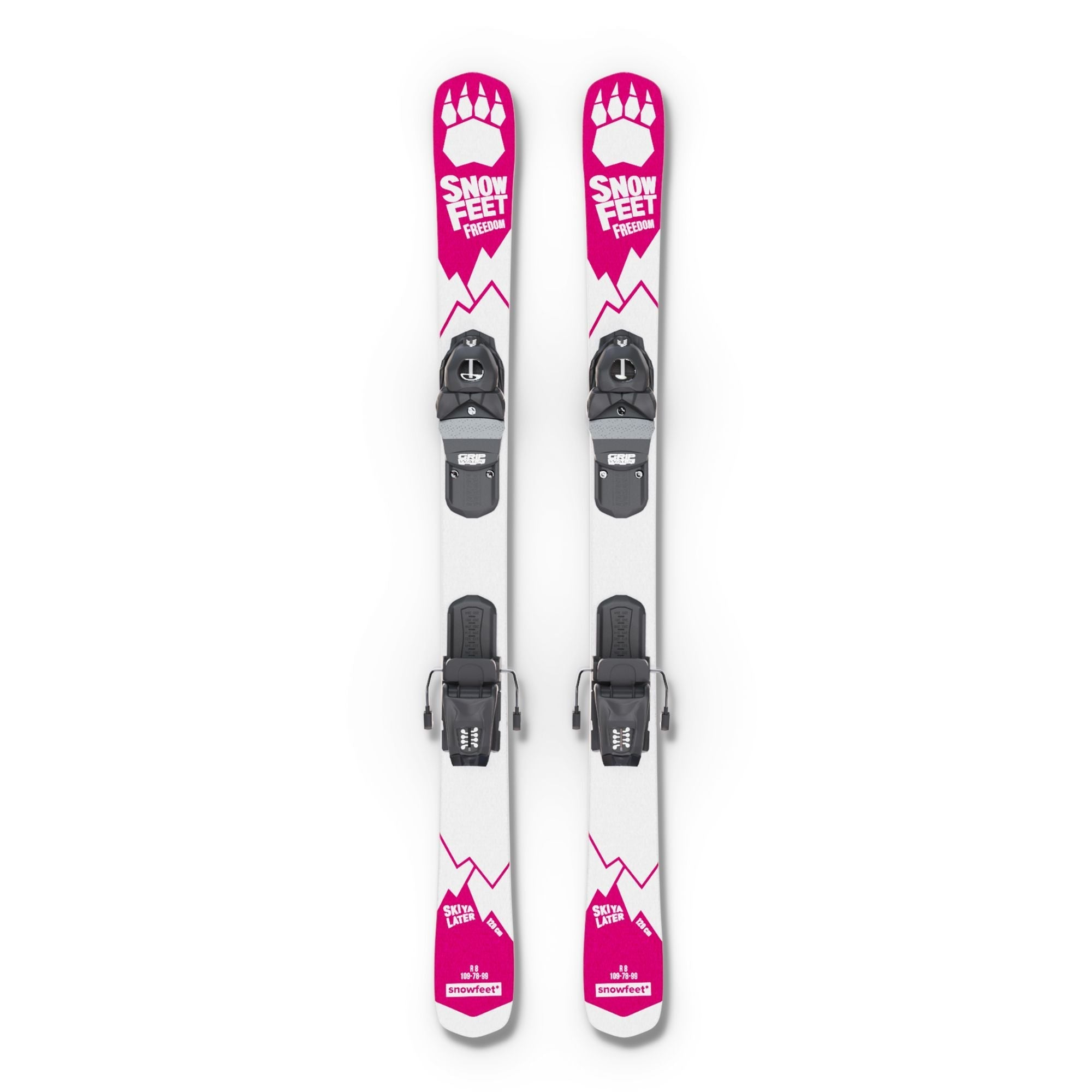 snowfeet short ski 140 cm freedom ski skiboards 140 snowblades skiblades