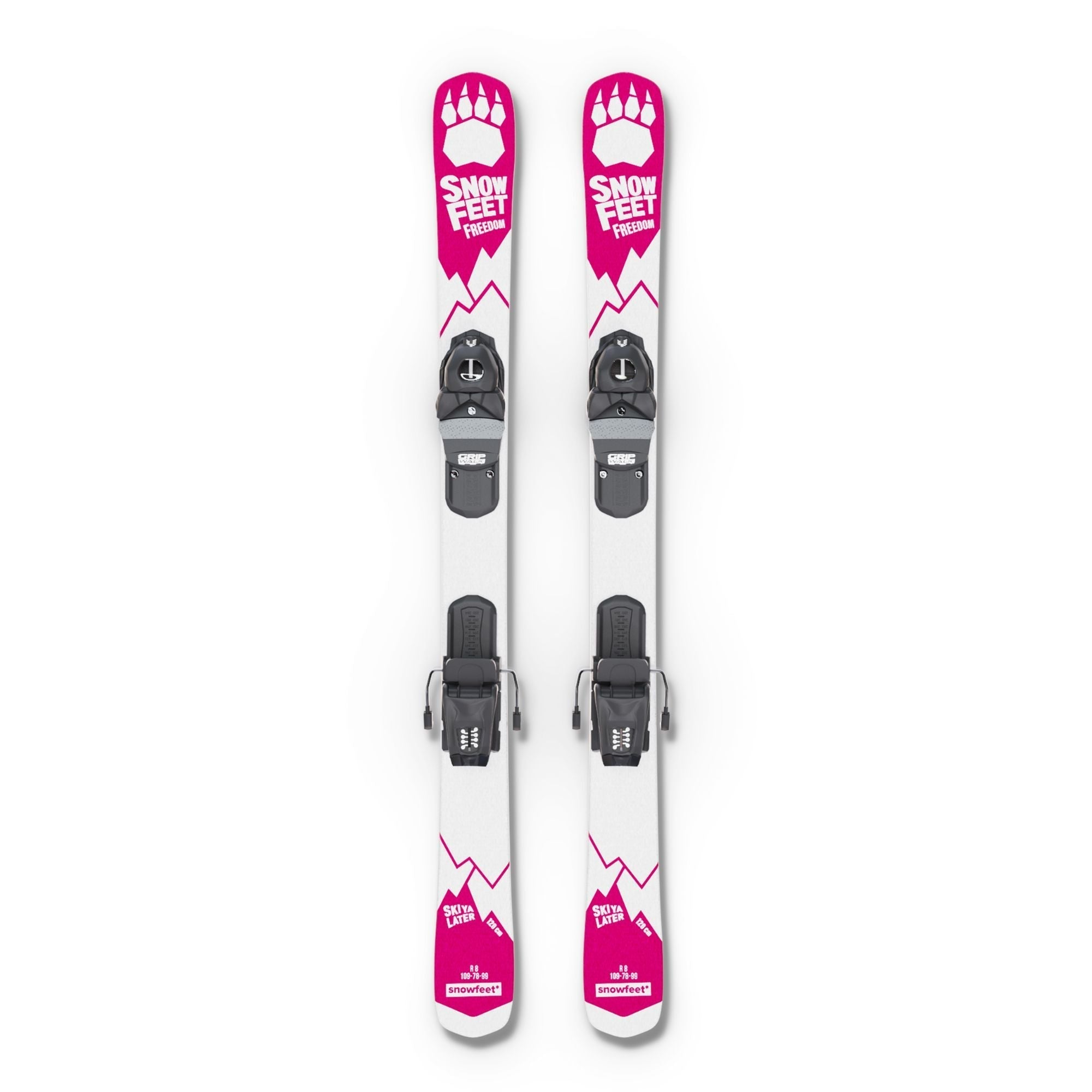 snowfeet short ski 130 cm freedom ski skiboards 130 snowblades skiblades