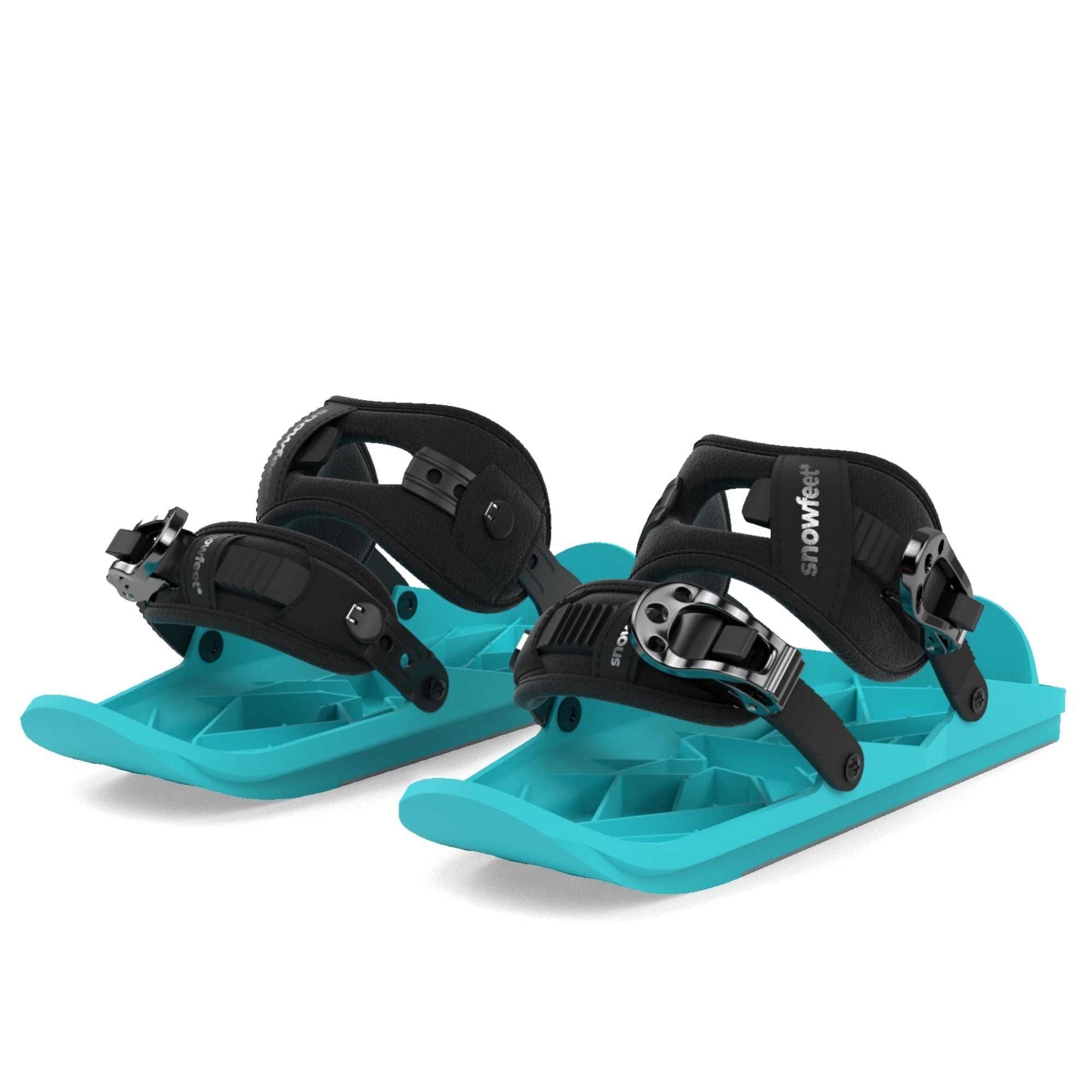 snowfeet x mini ski skates for snow snowskates short ski