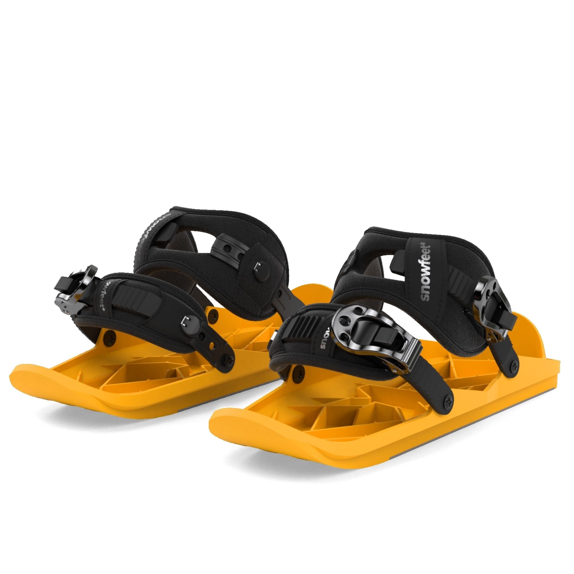 snowfeet x mini ski skates for snow snowskates short ski