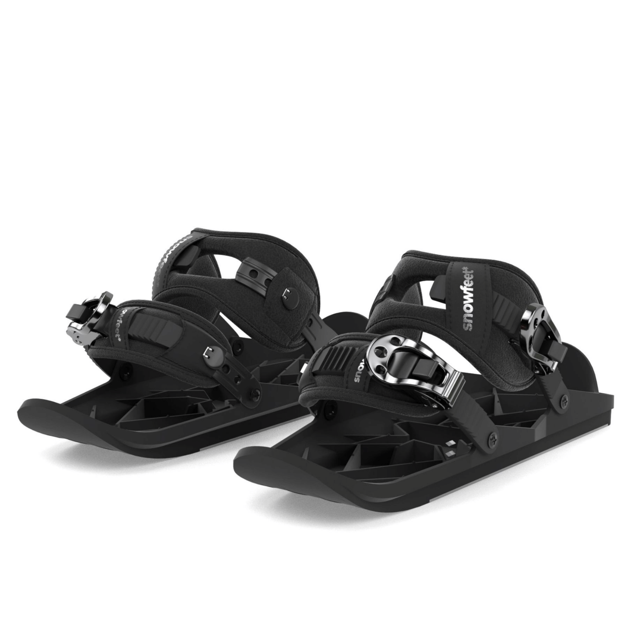 snowfeet x mini ski skates for snow snowskates short ski