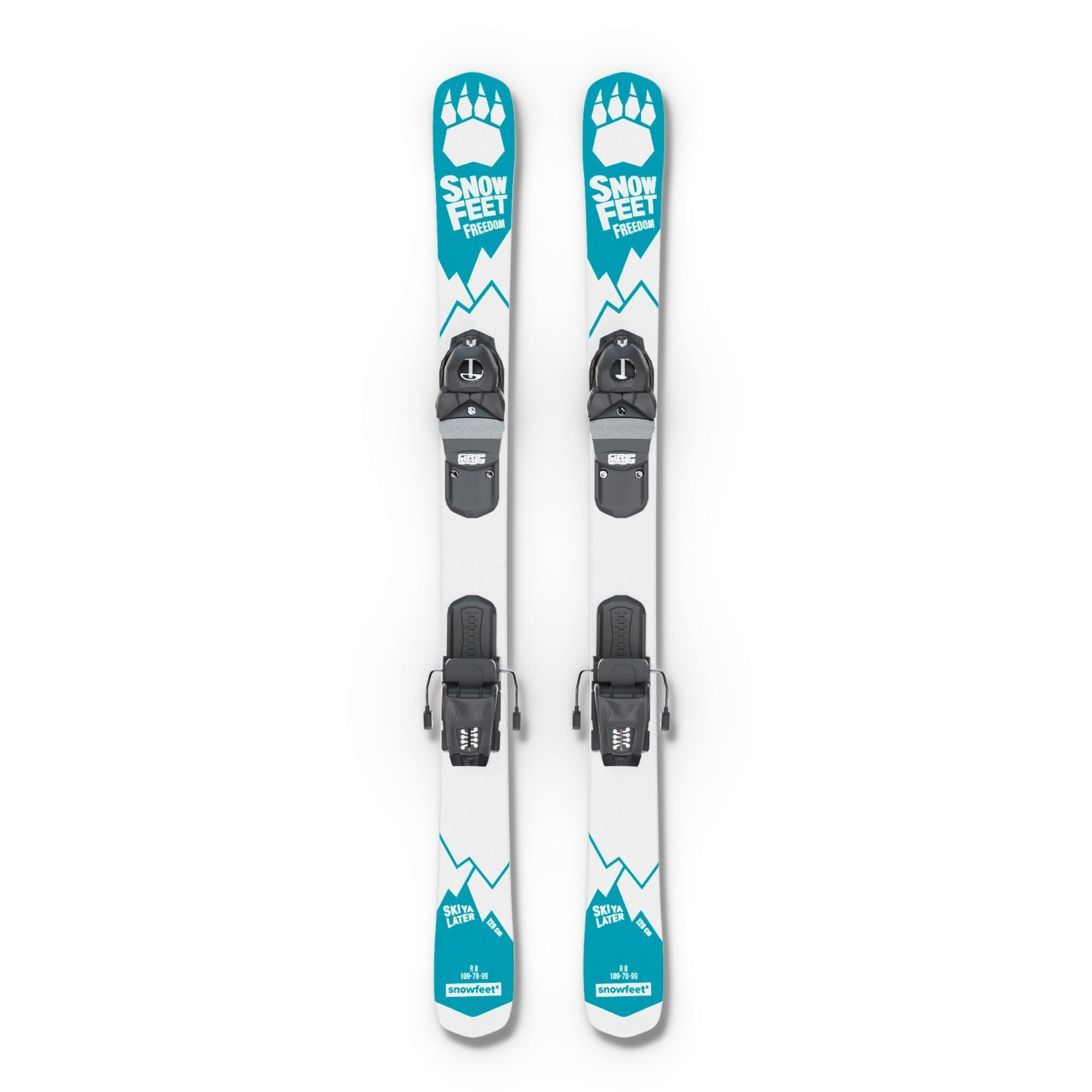 snowfeet short ski 130 cm freedom ski skiboards 130 snowblades skiblades