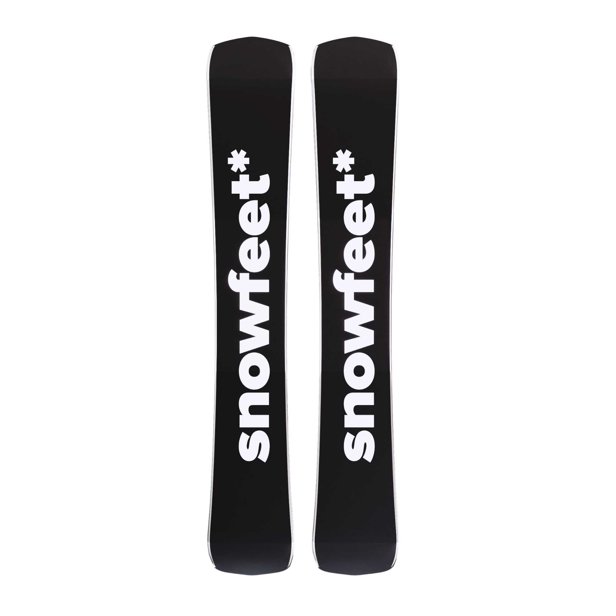 Skiblades Snowfeet* POWDER Skiblades | 99 CM | Skiboards Snowblades Short Skis - snowfeet*