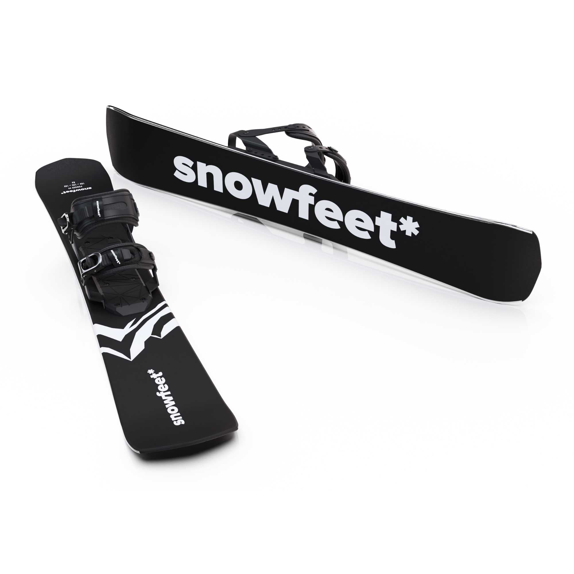 Skiblades Snowfeet* POWDER Skiblades | 99 CM | Skiboards Snowblades Short Skis - snowfeet*