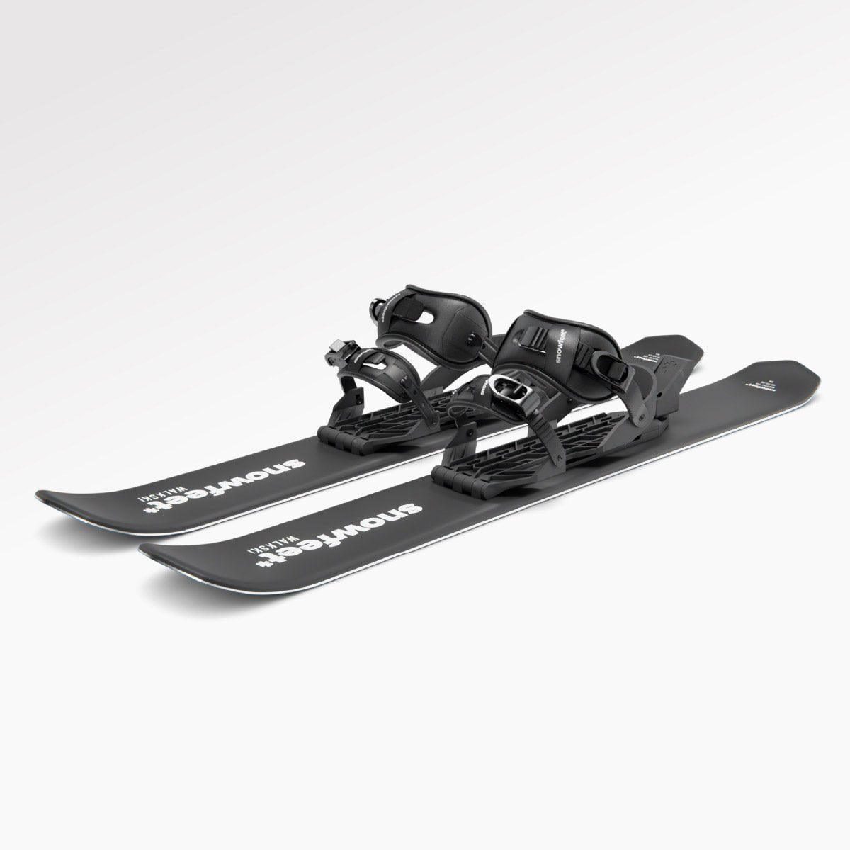 Skiblades Snowfeet Walkski short backcountry touring skis for hiking and skiing, Climbing skins included, wood core.