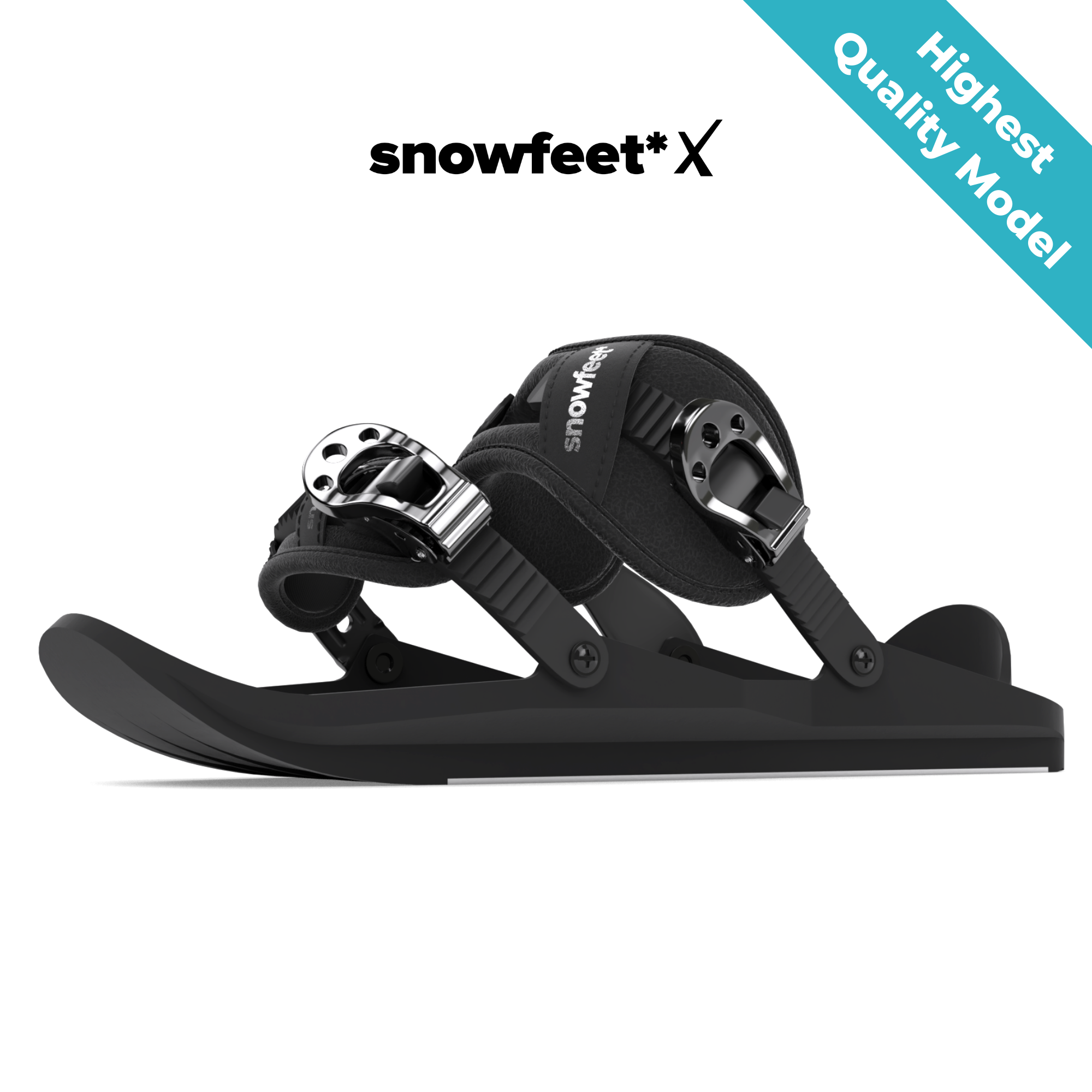 snowfeet x mini ski skates for snow snowskates short ski