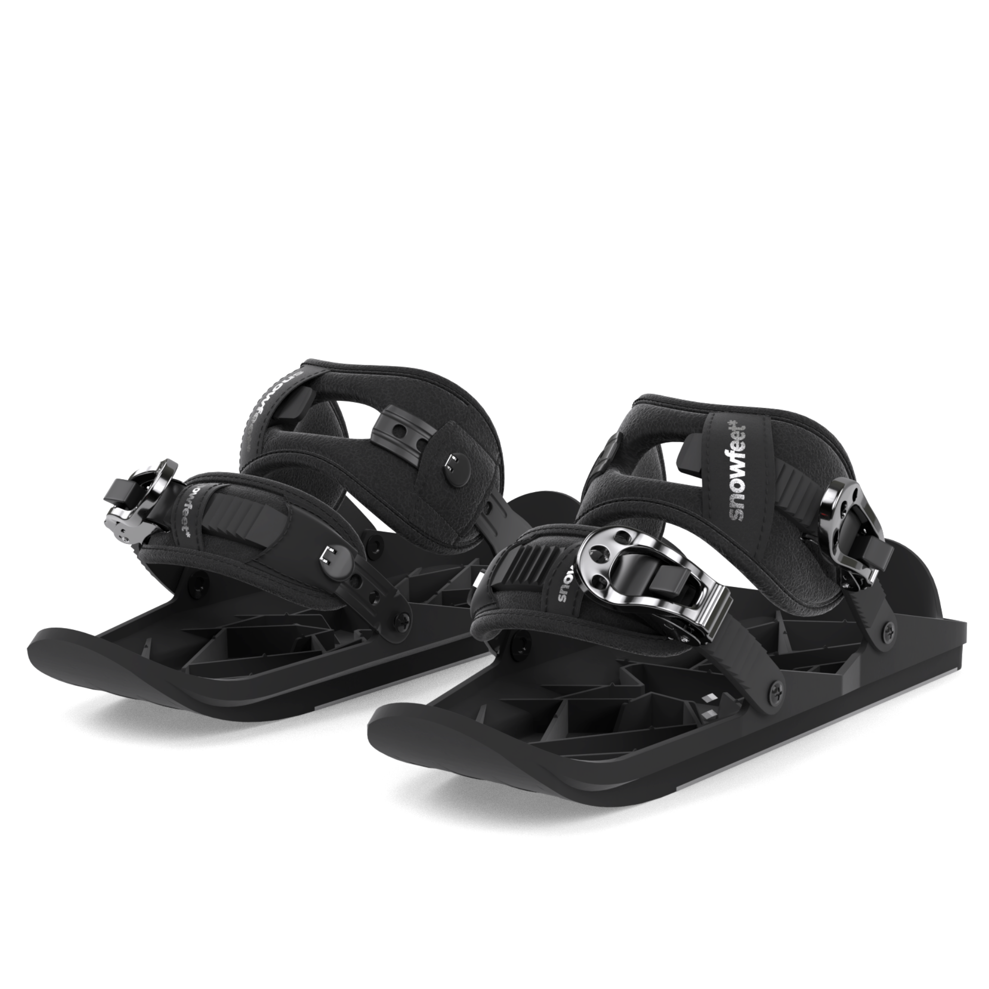 snowfeet skiskates mini ski short ski skates for snow snowskates