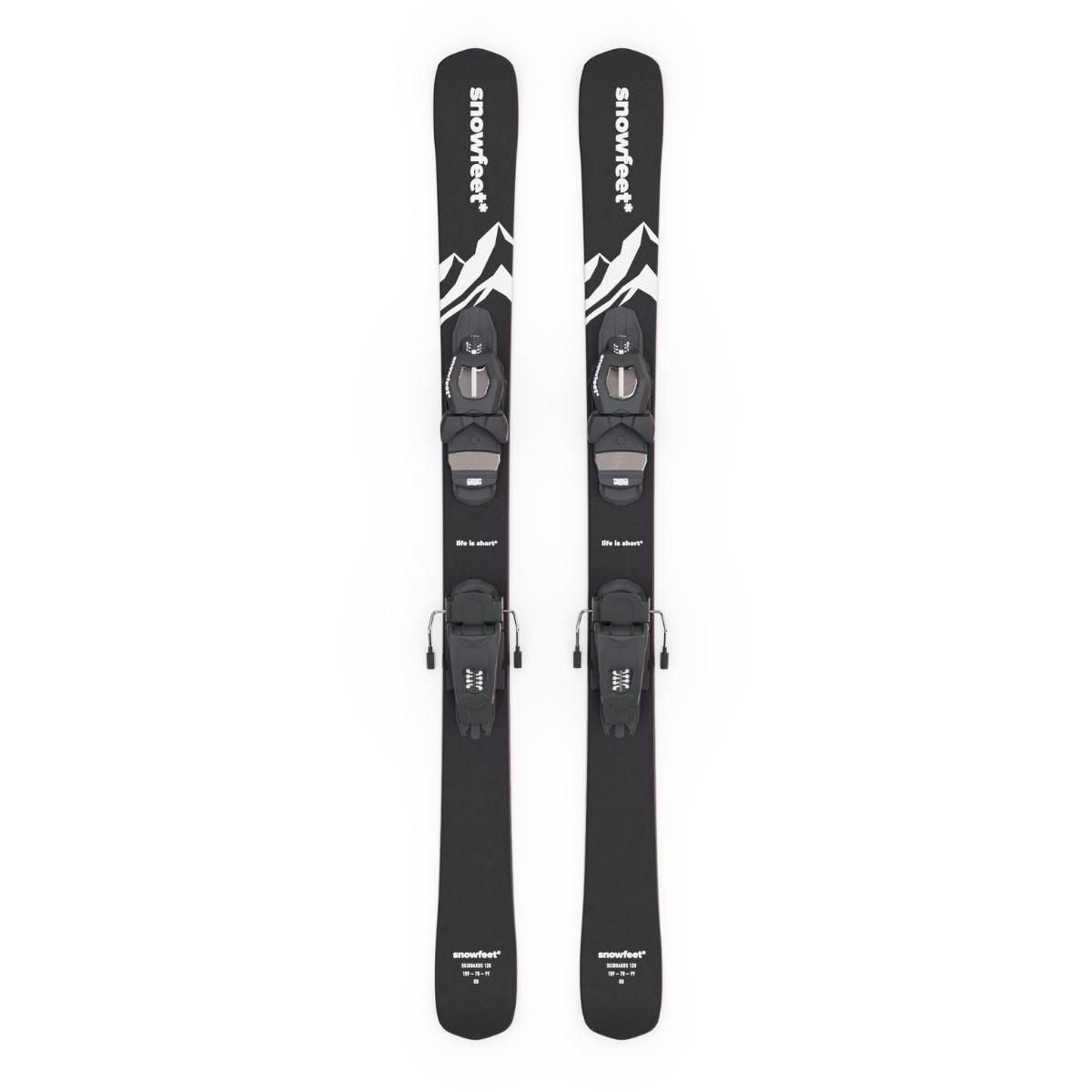 snowfeet short ski 120 cm freedom ski skiboards 120 snowblades skiblades