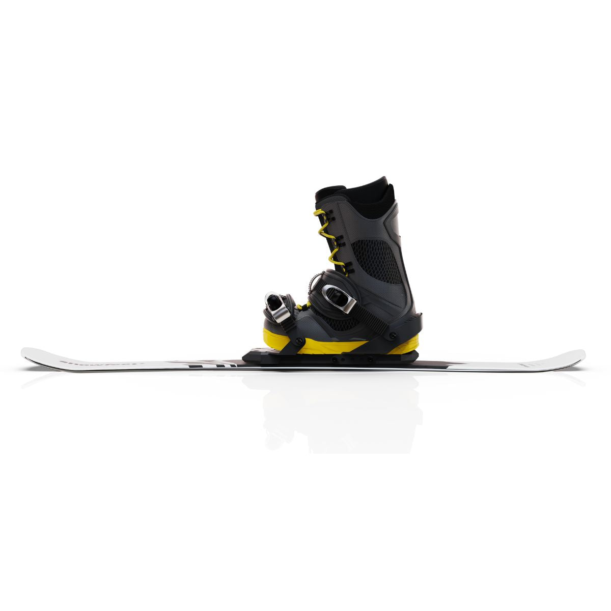 skiboards snowblades short ski 99 snowfeet mini little ski skiblades for snowboard with snowboard boot bindings mountain white