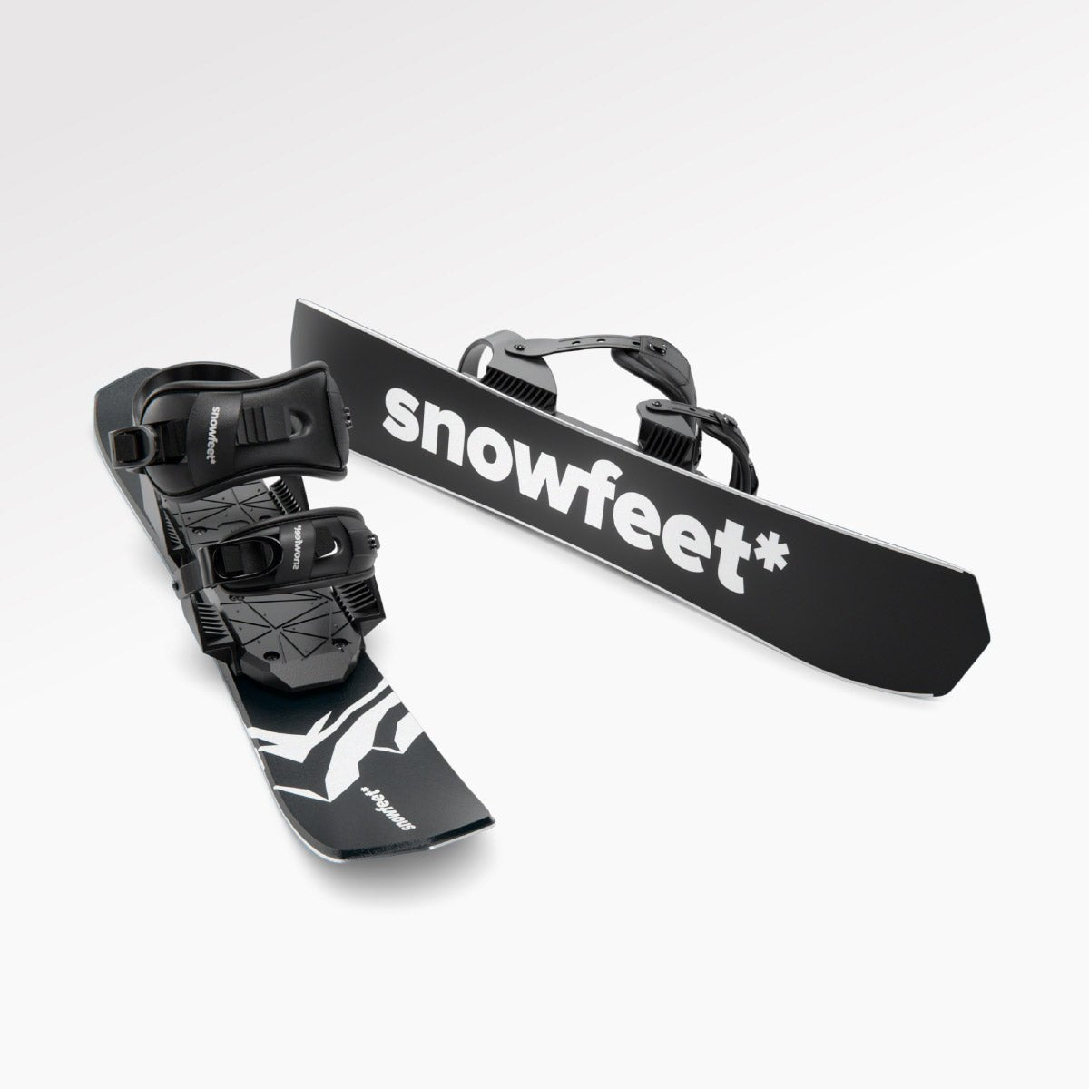Snowfeet* Skiblades | 65 CM | Skiboards Snowblades Short Mini Skis