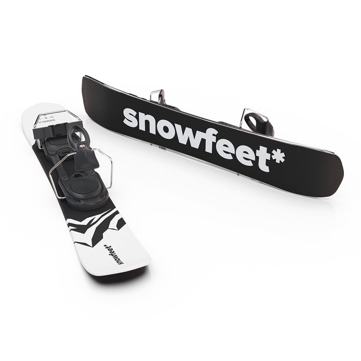 snowfeet-snowblades-bindings-for-ski-mountain-white-skiboards-shortski