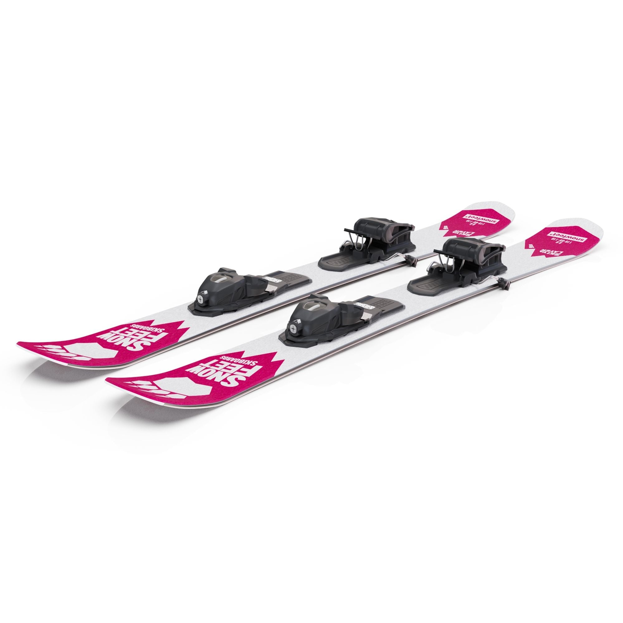 skiboards snowblades short ski 99 snowfeet mini little ski skiblades for ski with ski boot bindings black