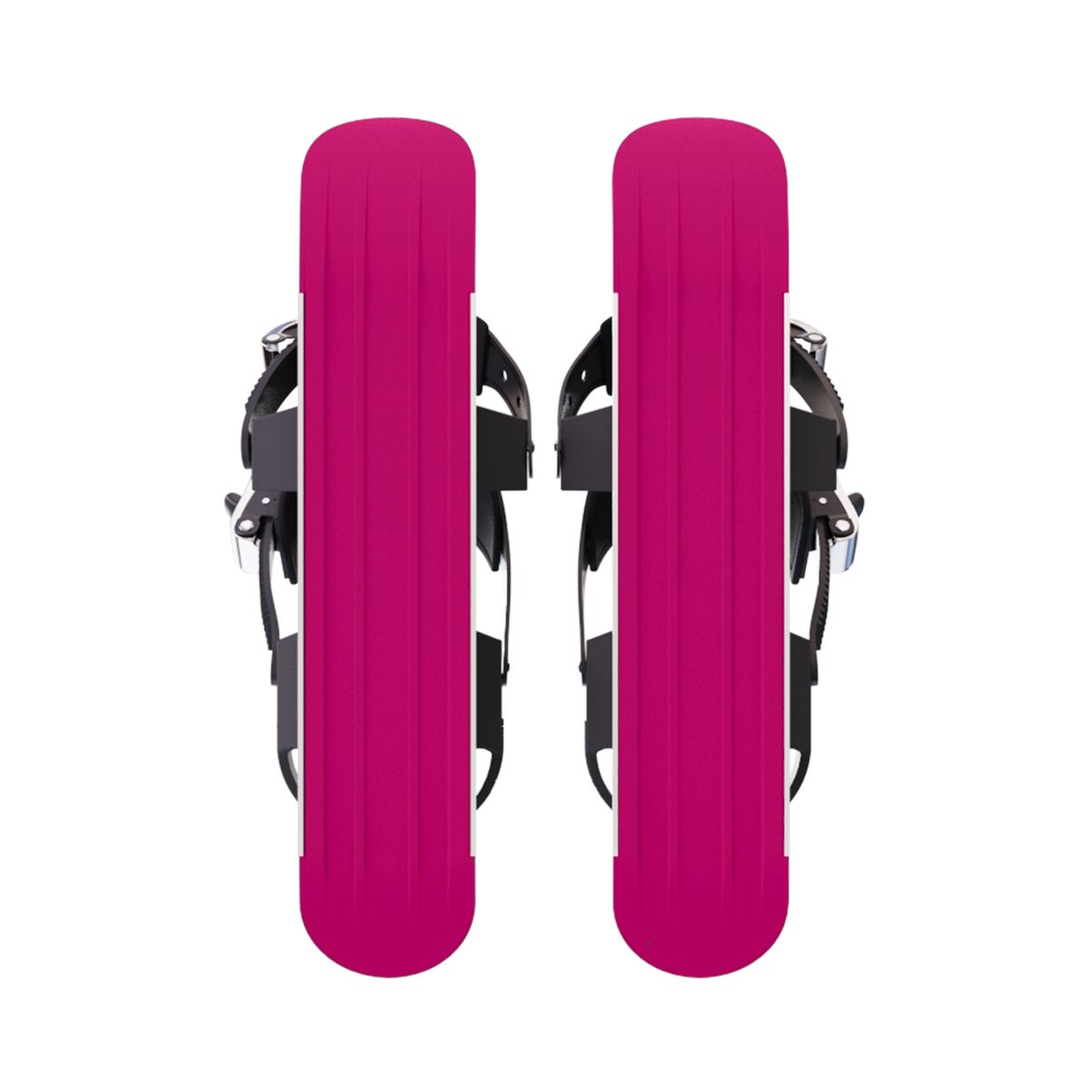  snowfeet pro mini ski skates for snow snowskates skiskates skating ski short ski mini skiskate for snow snowfeet new model best model #color_pink