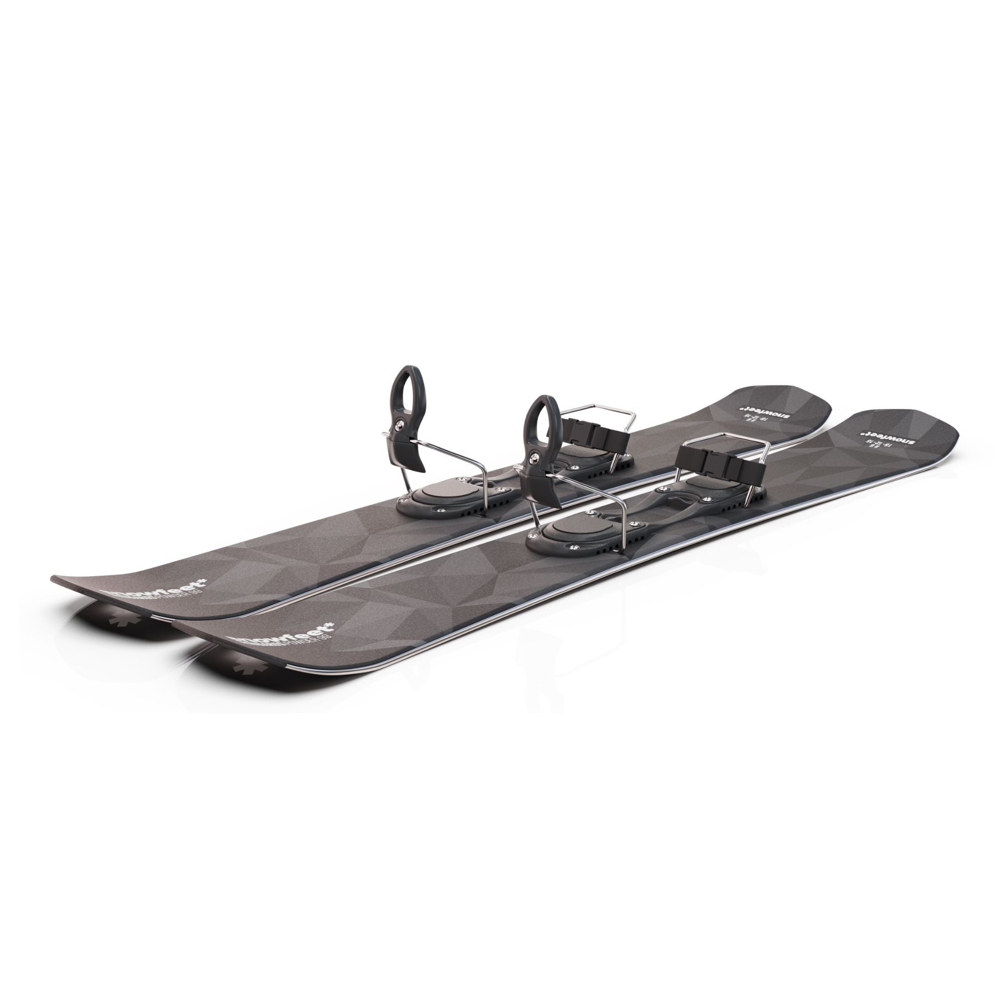 Snowfeet* POWDER Skiblades | 99 CM | Skiboards Snowblades Short Skis