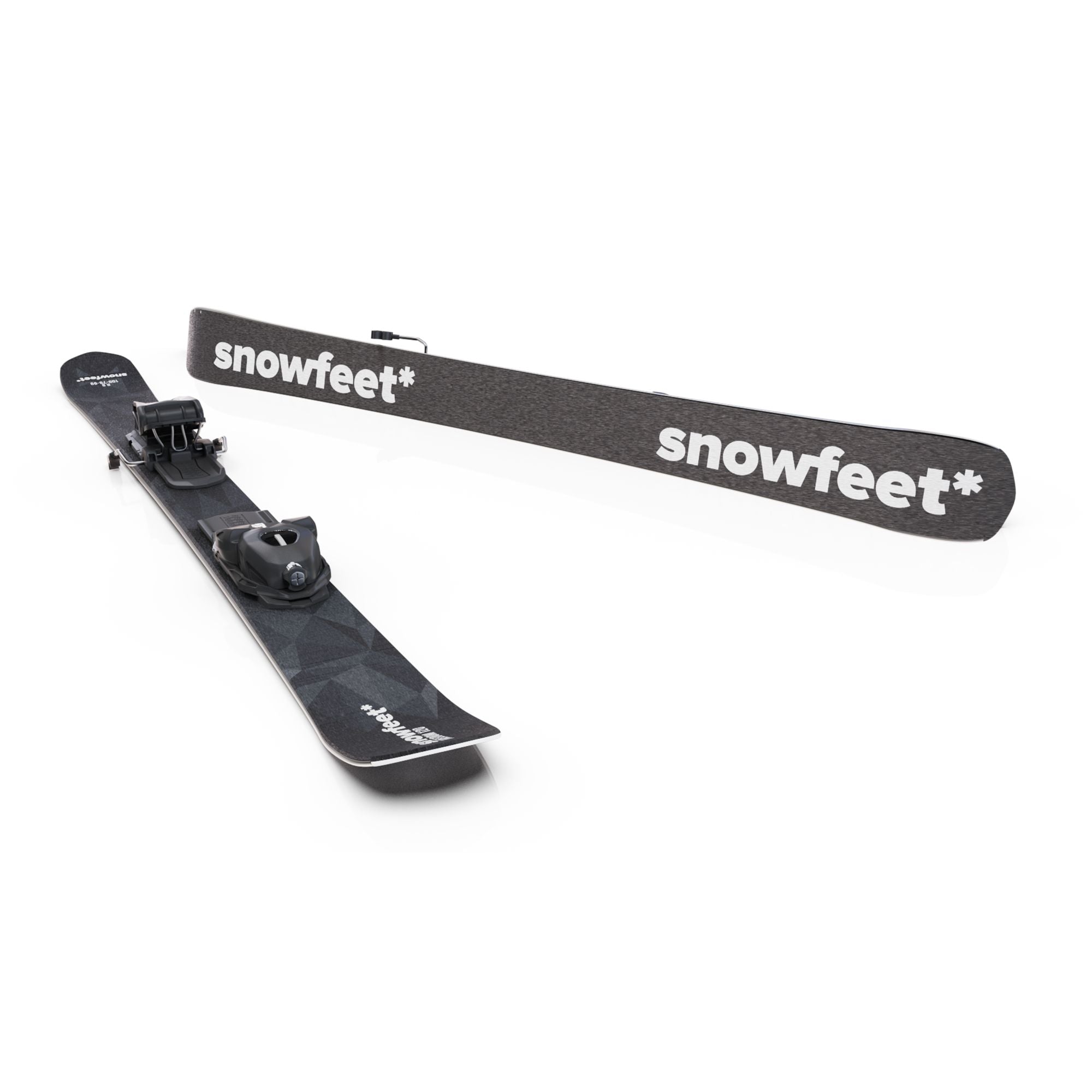 snowfeet short ski 130 cm freedom ski skiboards 130 snowblades skiblades