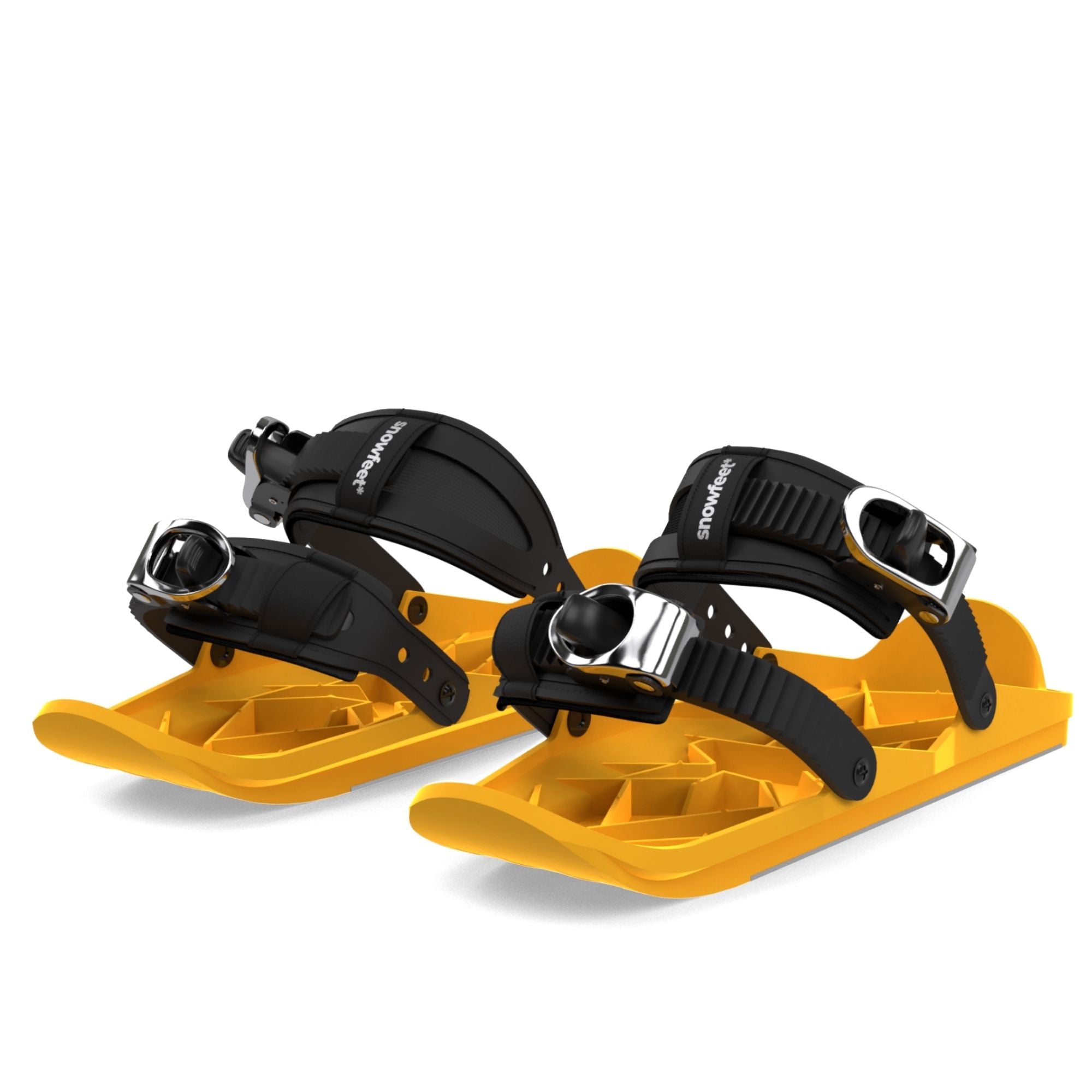 snowfeet skiskates mini ski short ski skates for snow snowskates