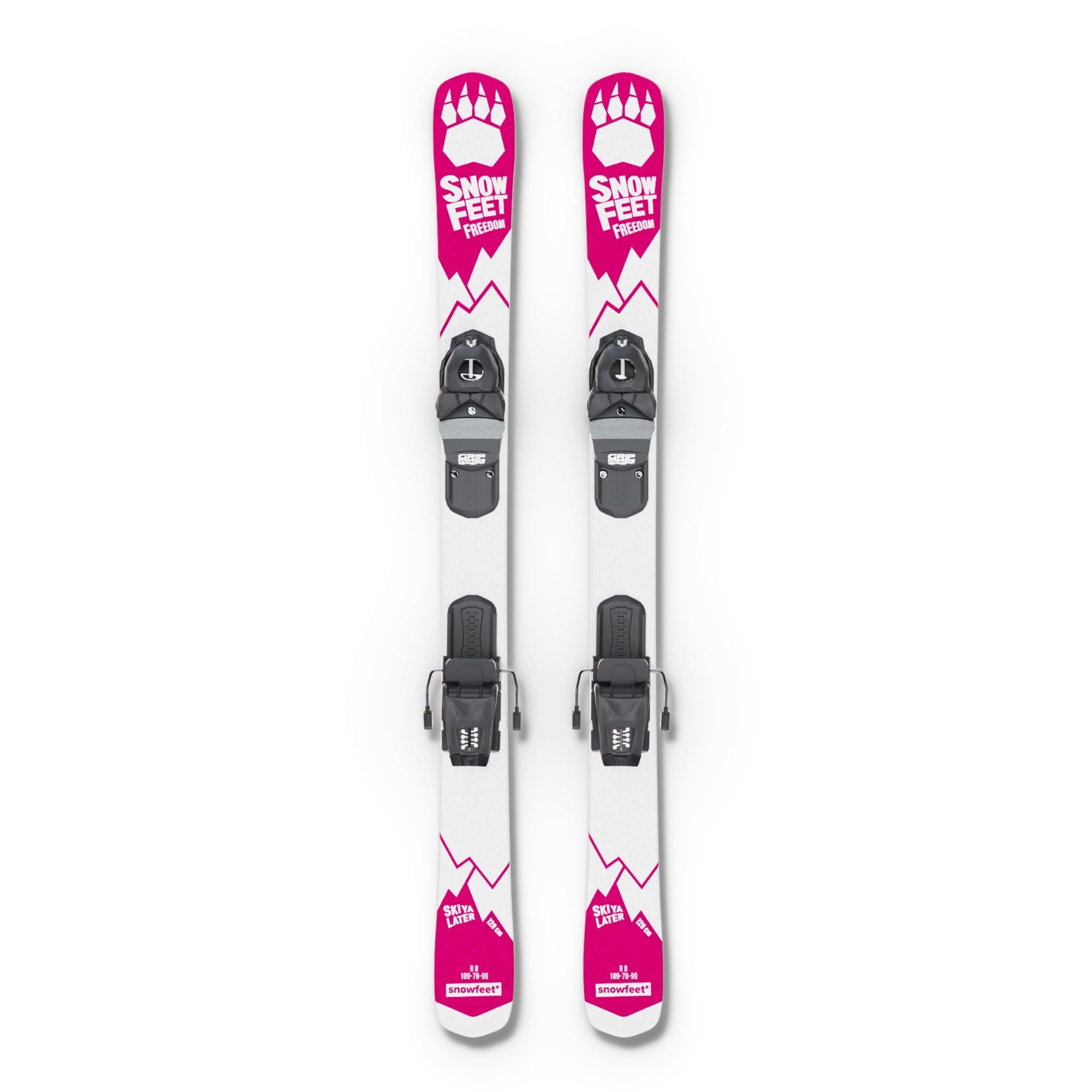 snowfeet short ski 120 cm freedom ski skiboards 120 snowblades skiblades