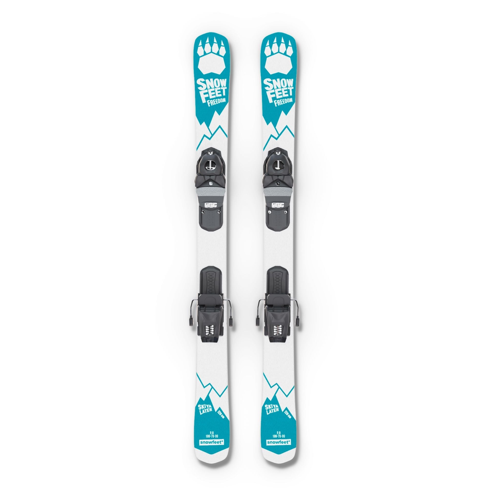 snowfeet short ski 120 cm freedom ski skiboards 120 snowblades skiblades