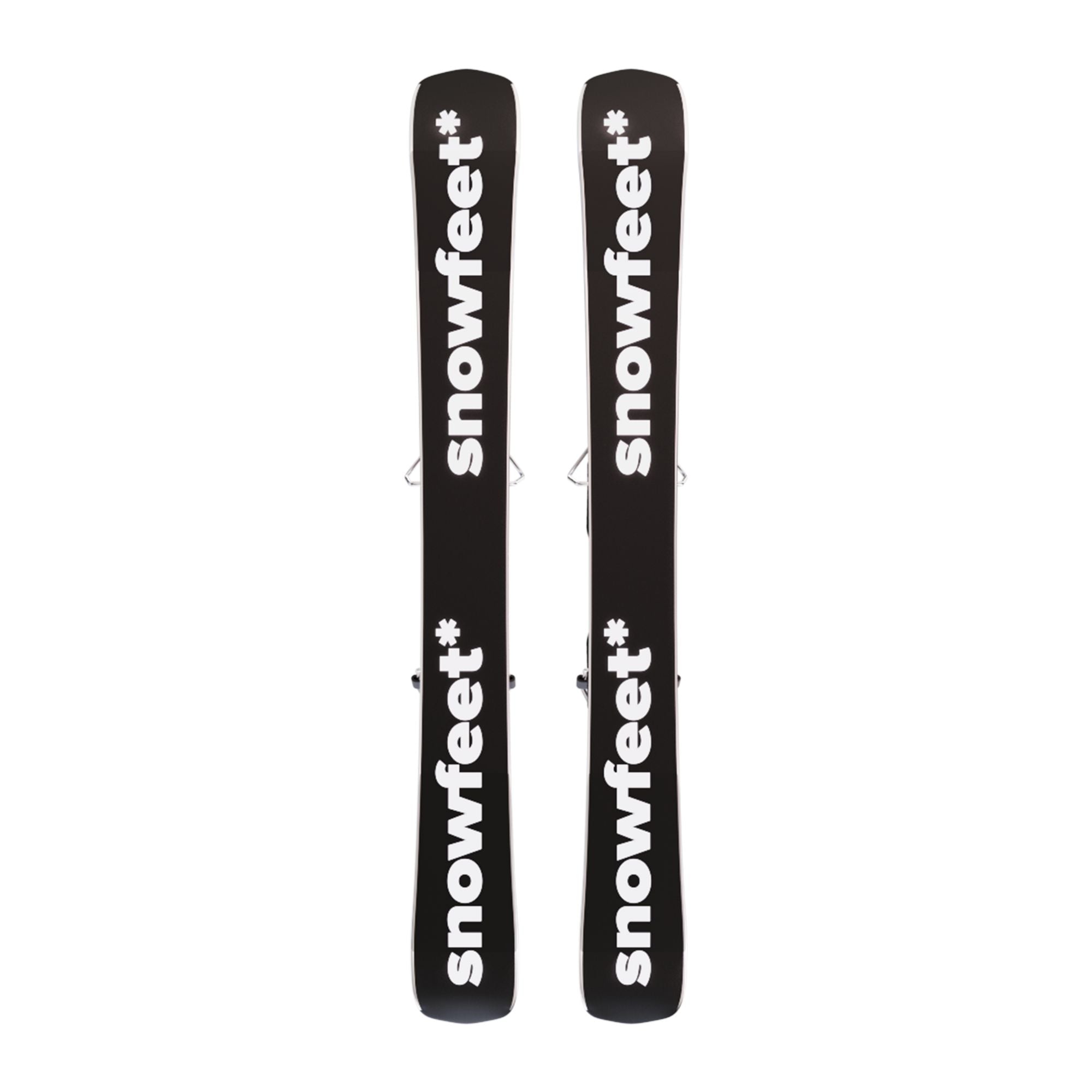 skiboards snowblades short ski 99 snowfeet mini little ski skiblades for ski with ski boot bindings black