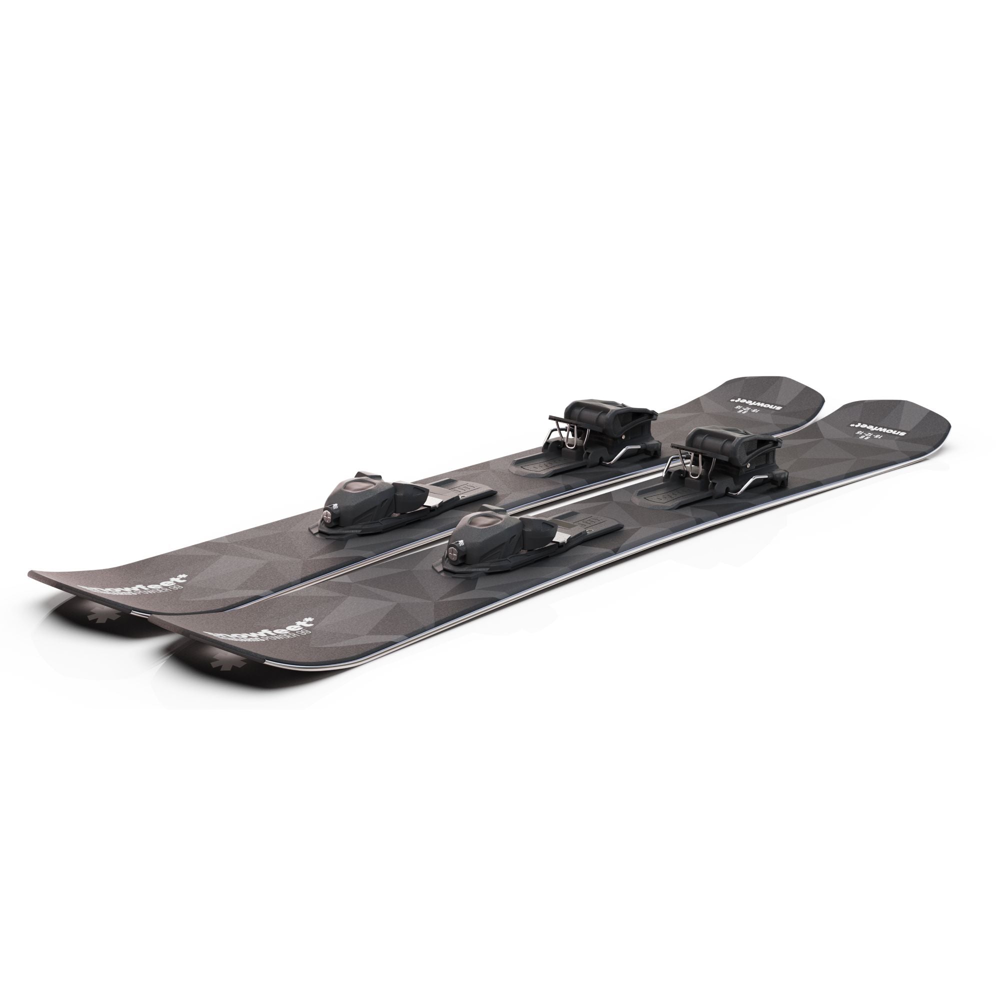 Snowfeet* POWDER Skiblades | 99 CM | Skiboards Snowblades Short Skis