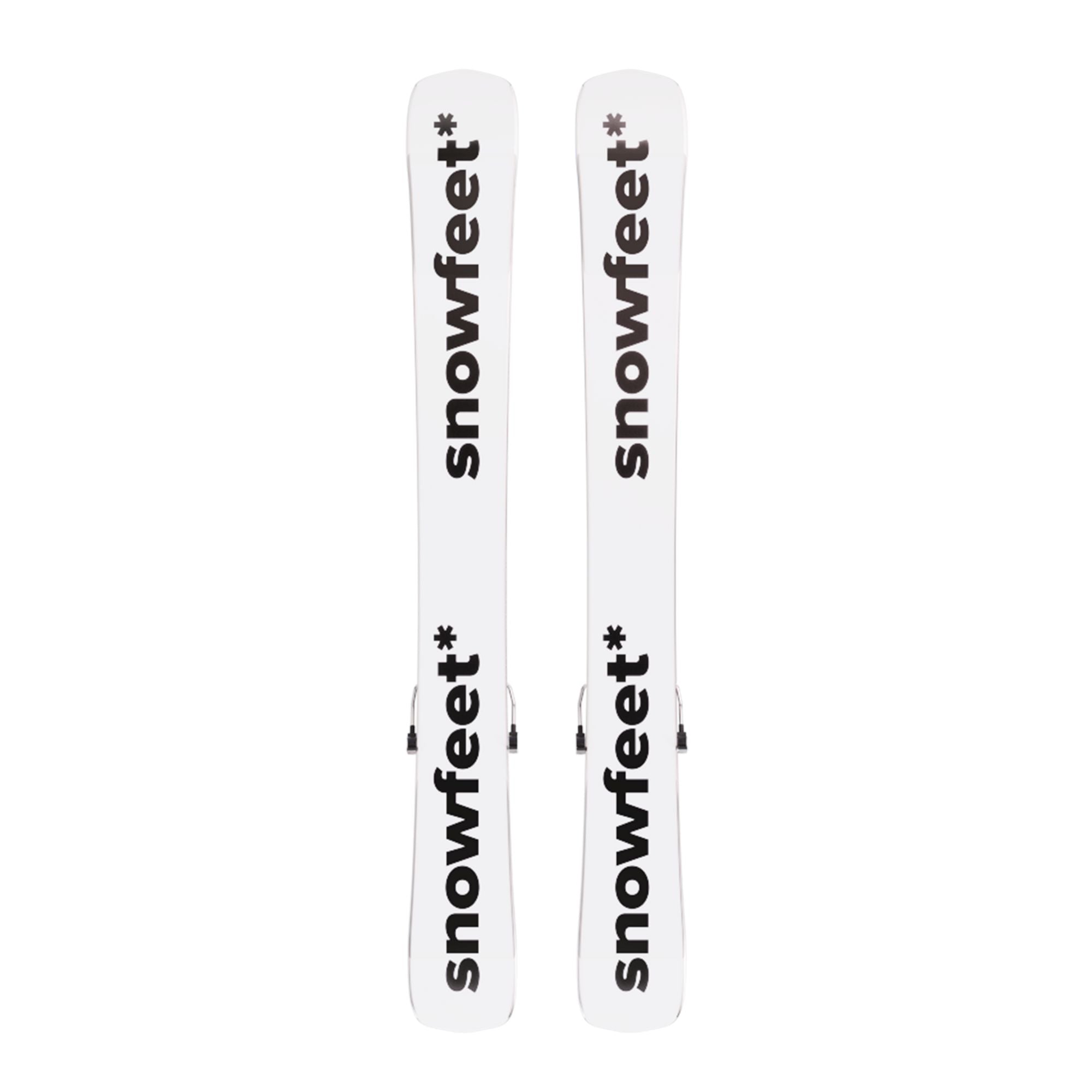 skiboards snowblades short ski 99 snowfeet mini little ski skiblades for ski with ski boot bindings black