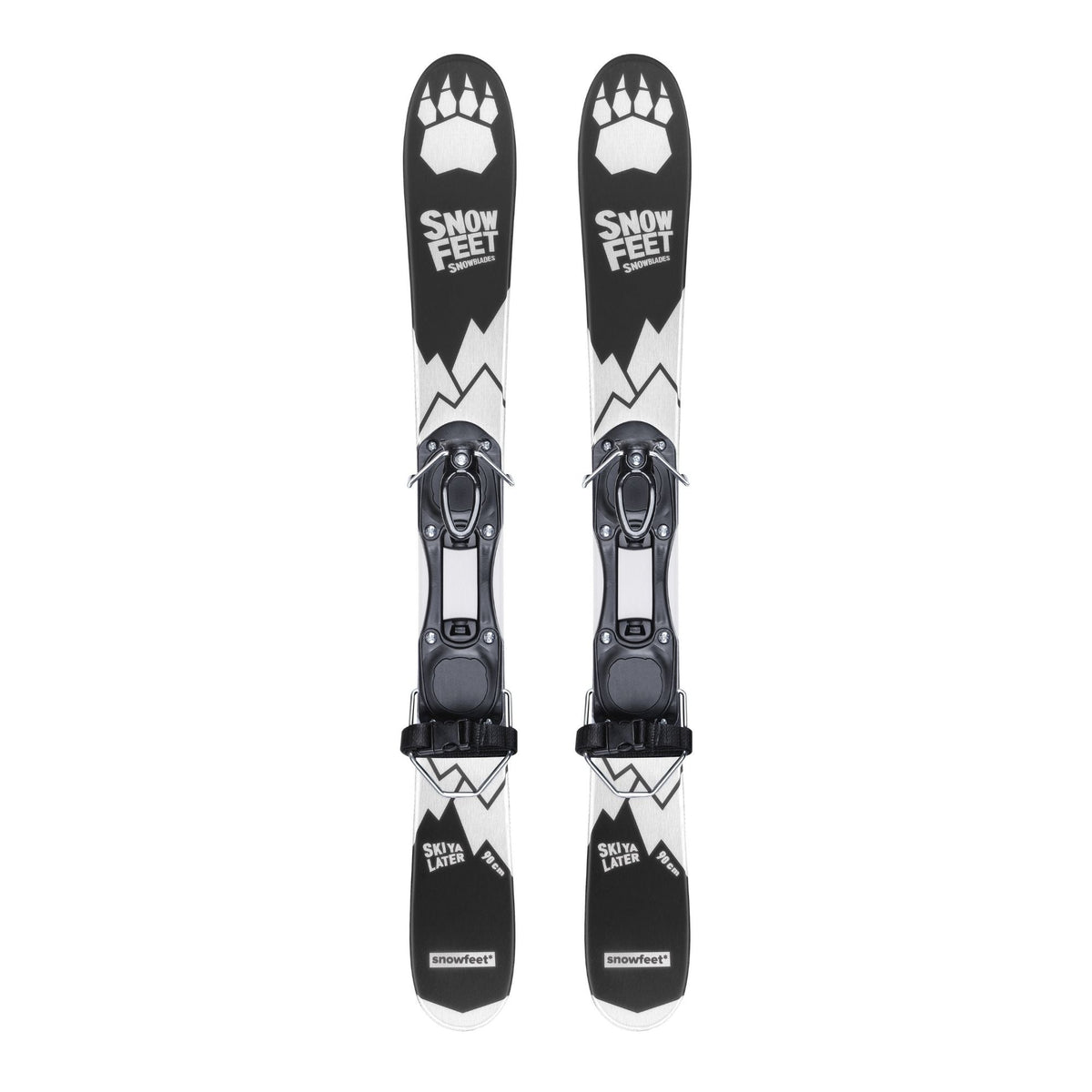 Skiboards by Snowfeet* - 90 cm Skiblades | Snowblades | Short Mini Skis