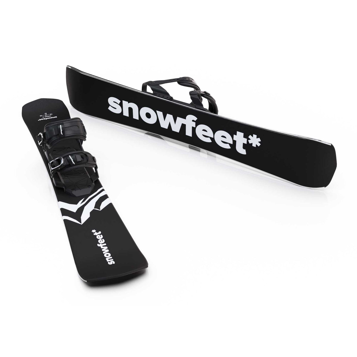Snowfeet* POWDER Skiblades | 99 CM | Skiboards Snowblades Short Skis