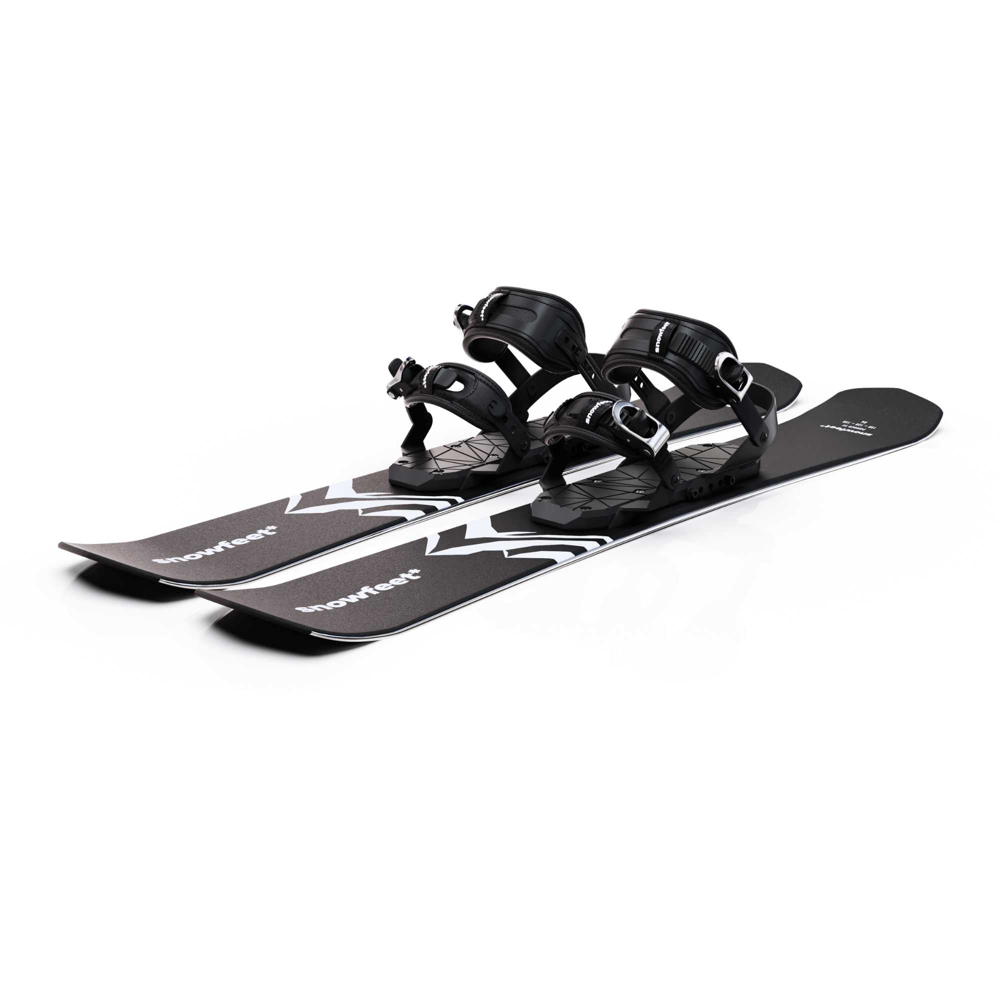 Skiblades Snowfeet* POWDER Skiblades | 99 CM | Skiboards Snowblades Short Skis - snowfeet*