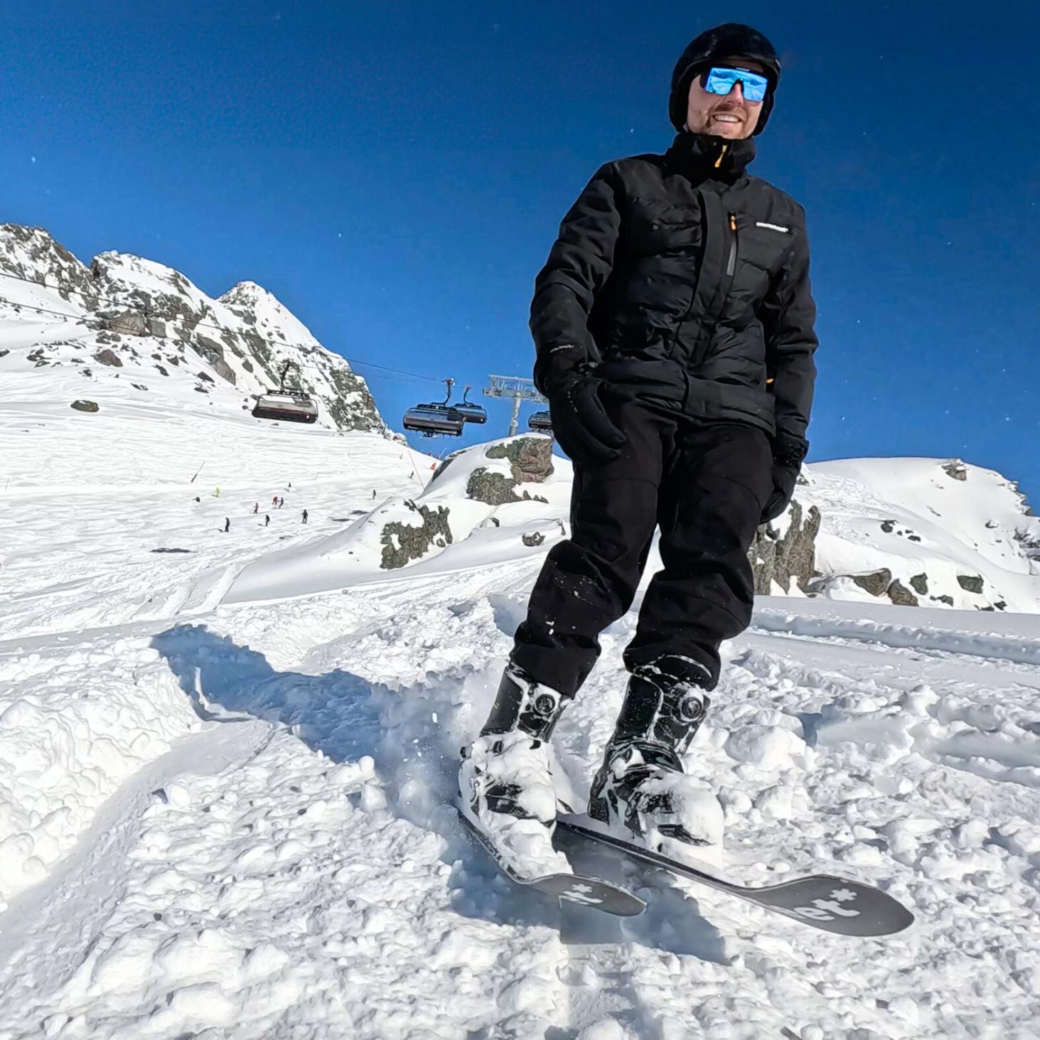 Skiblades Snowfeet* POWDER Skiblades | 99 CM | Skiboards Snowblades Short Skis - snowfeet*