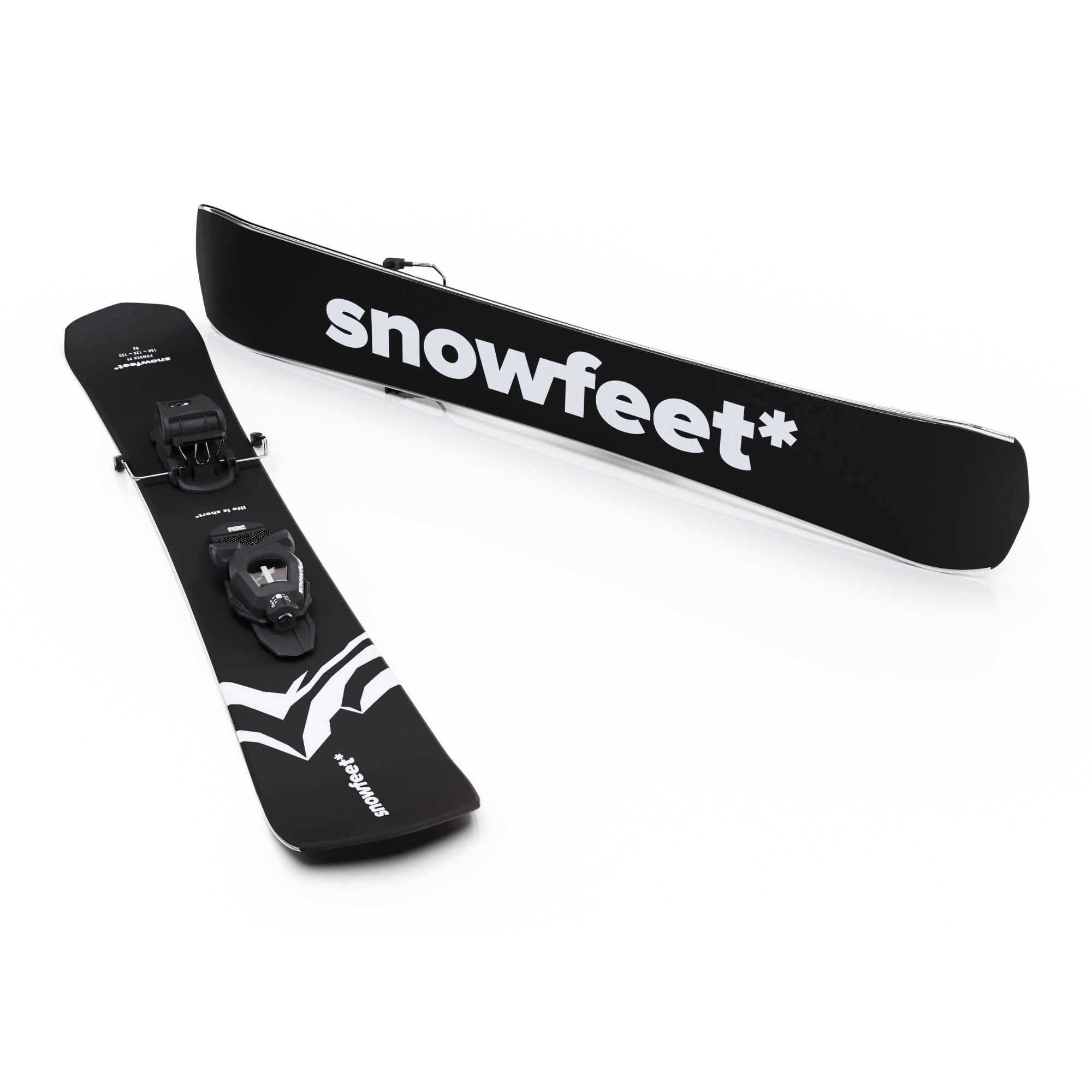 S/BLade ex 990 ショートスキー 99cm Snowfeet* POWDER Skiblades | 99 CM | Skiboards Snowblades Short Skis