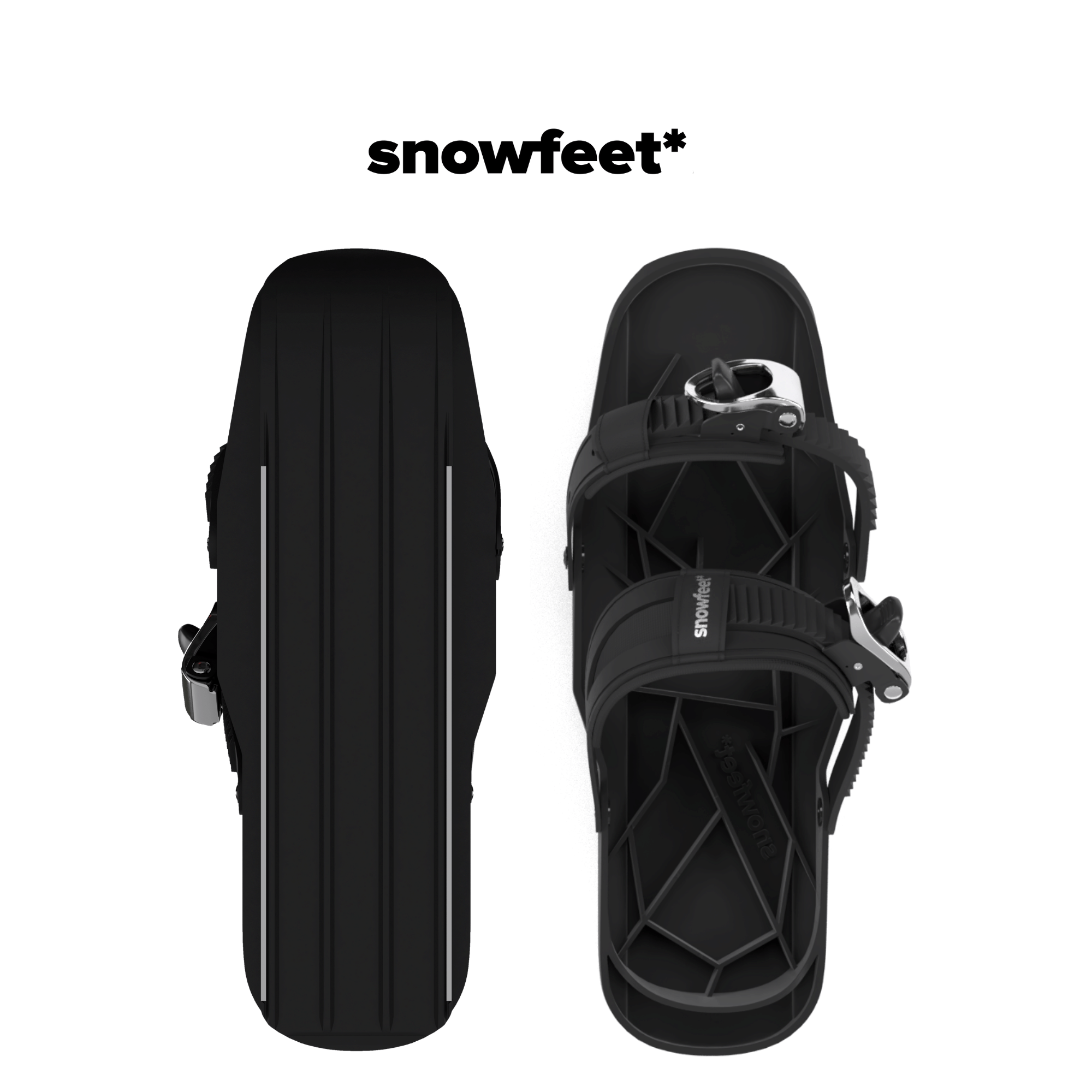 snowfeet skiskates mini ski short ski skates for snow snowskates