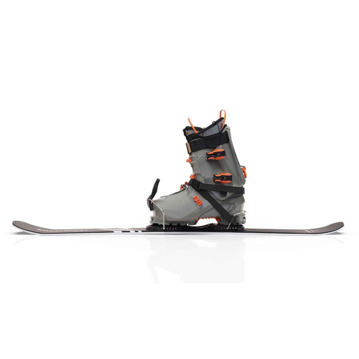 skiboards snowblades short ski 99 snowfeet mini little ski skiblades for ski with ski boot bindings mountain black