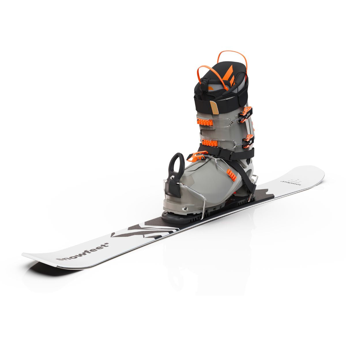 skiboards snowblades short ski 99 snowfeet mini little ski skiblades for ski with ski boot bindings mountain white
