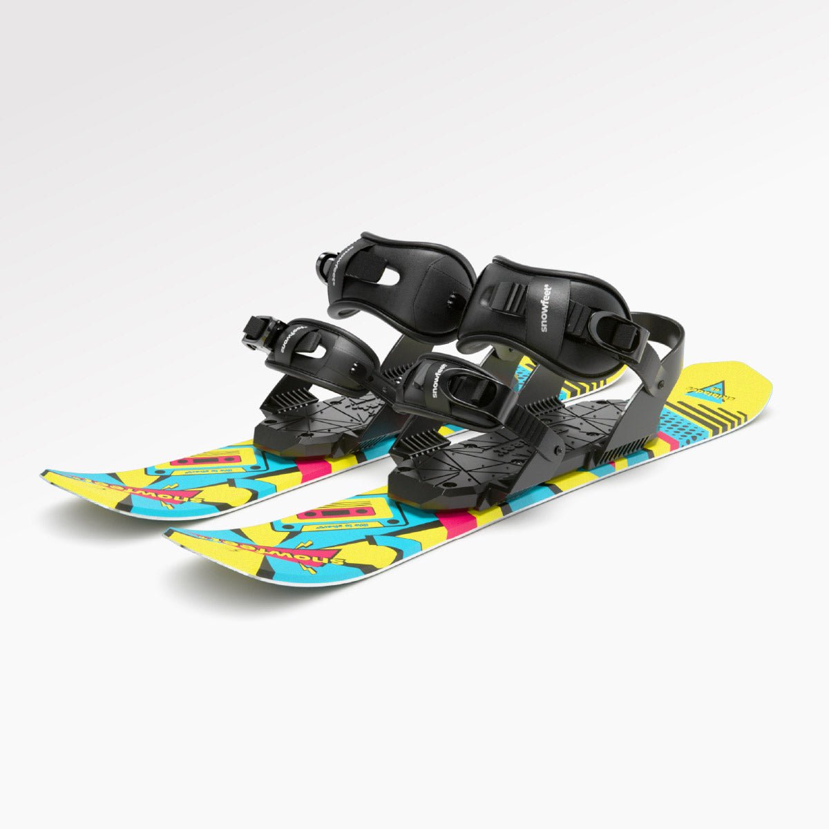 Snowfeet* Skiblades | 65 CM | Skiboards Snowblades Short Mini Skis