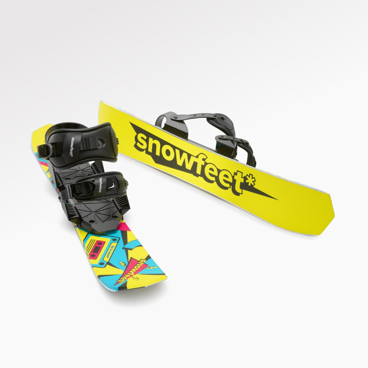 Snowfeet* Skiblades | 65 CM | Skiboards Snowblades Short Mini Skis
