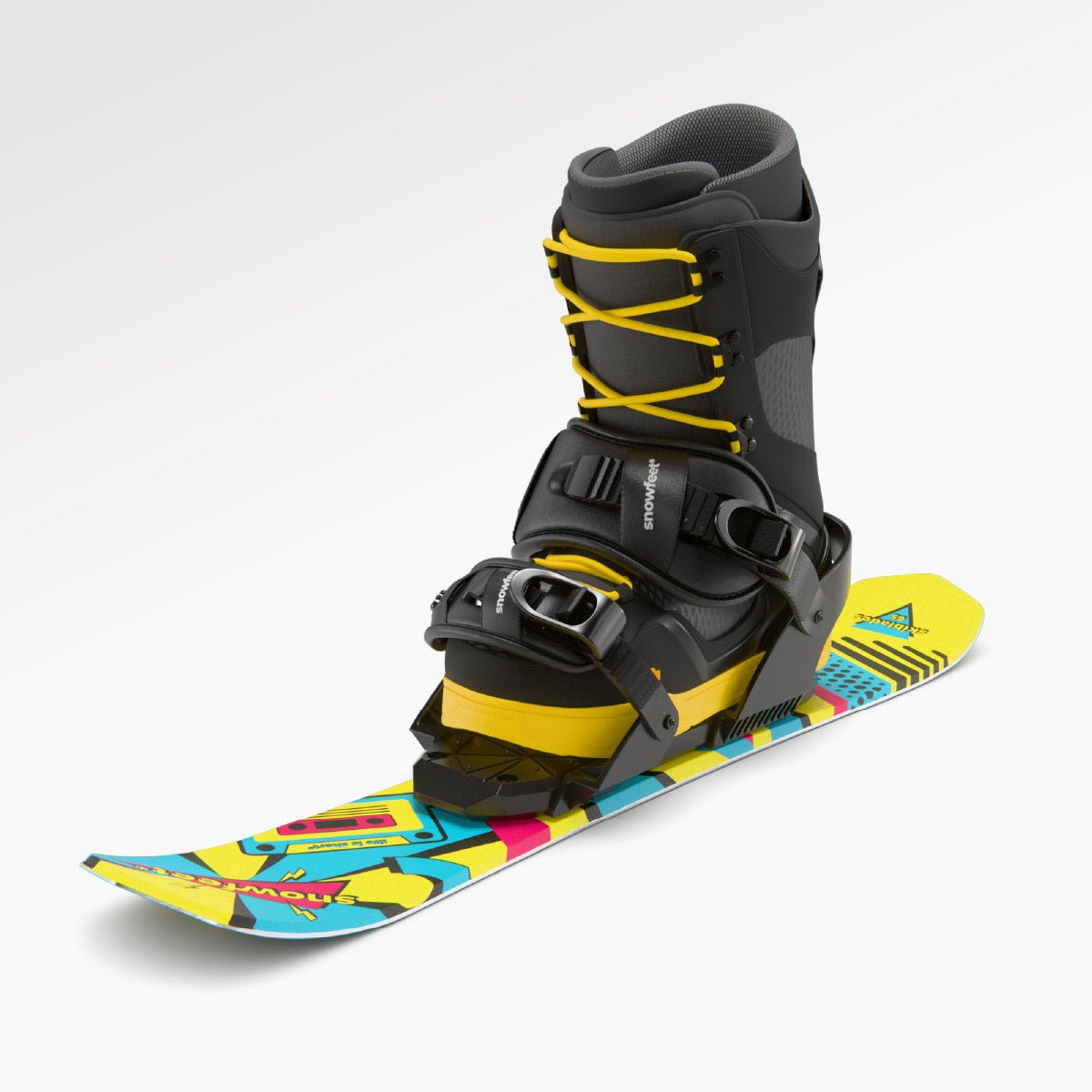 Snowfeet* Skiblades | 65 CM | Skiboards Snowblades Short Mini Skis