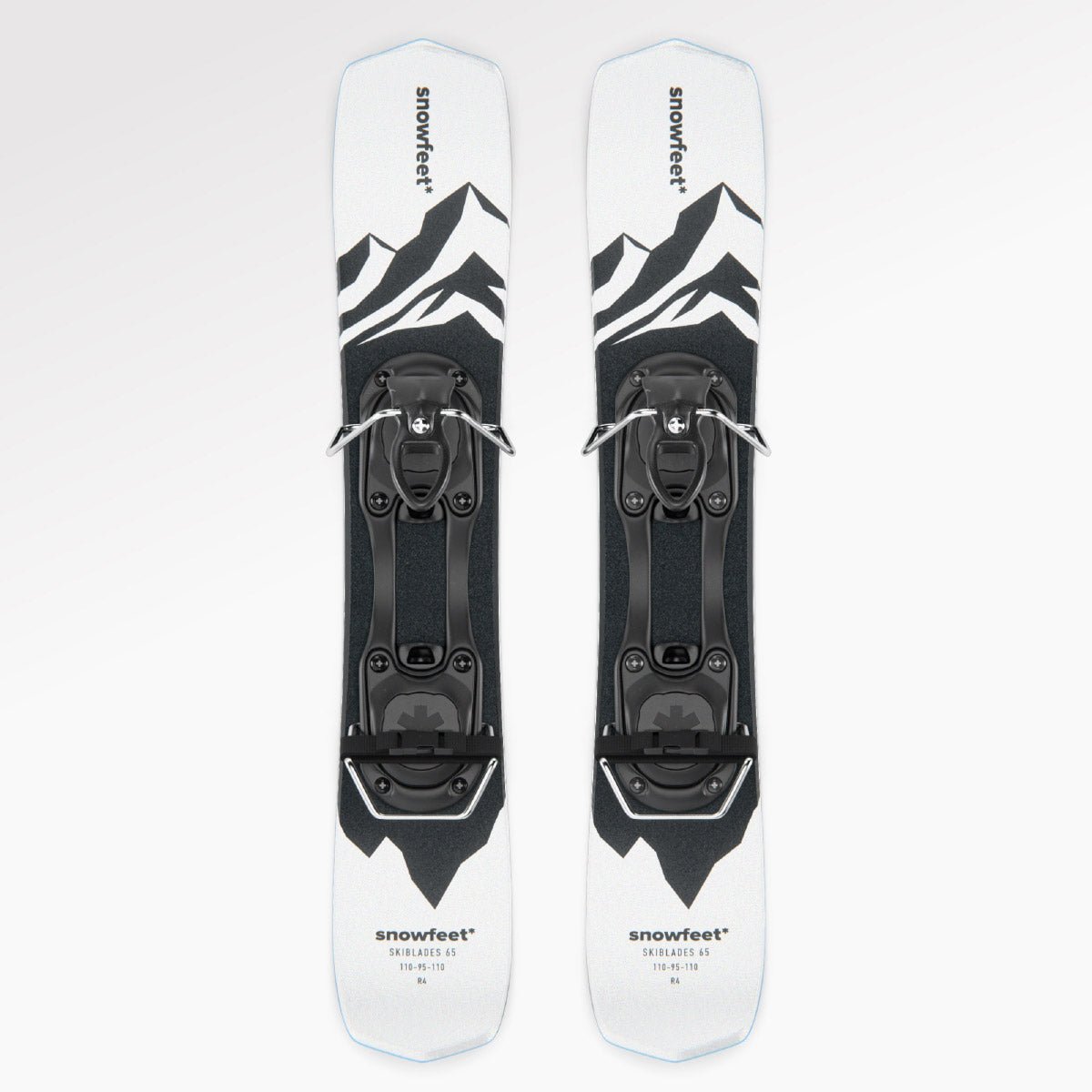 Snowfeet* Skiblades | 65 CM | Skiboards Snowblades Short Mini Skis