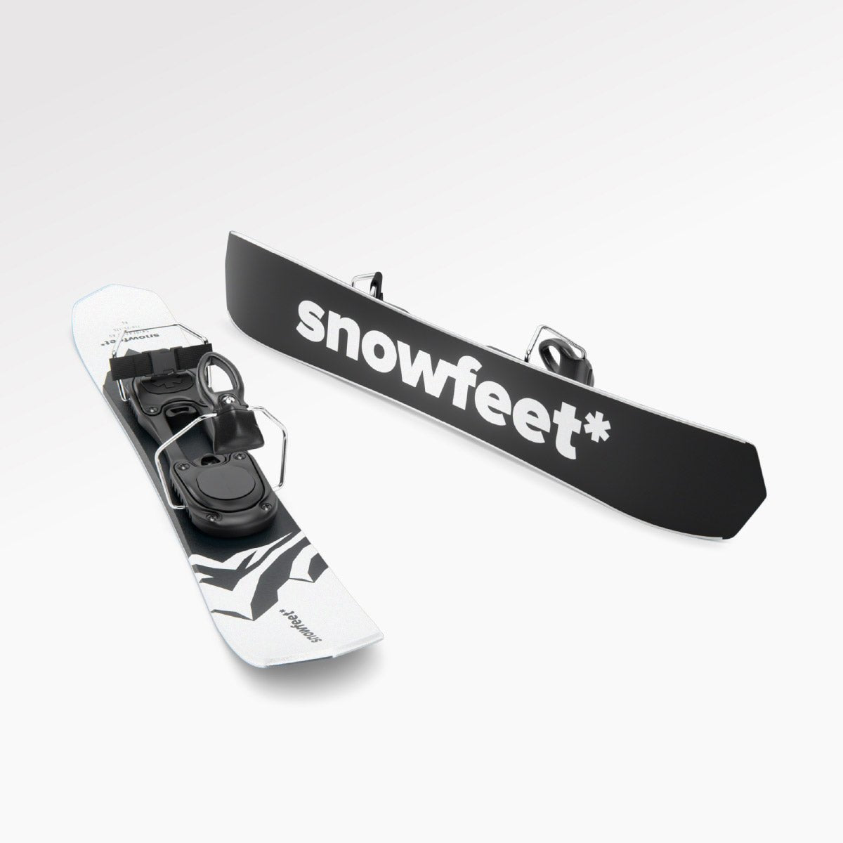 Snowfeet* Skiblades | 65 CM | Skiboards Snowblades Short Mini Skis