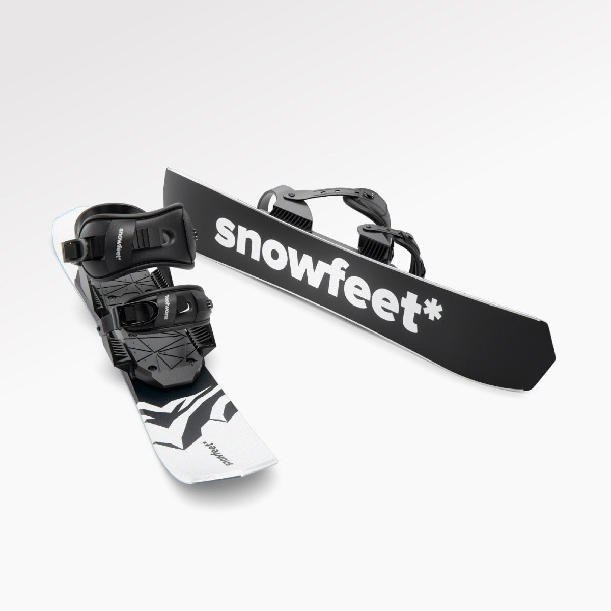 Snowfeet* Skiblades | 65 CM | Skiboards Snowblades Short Mini Skis