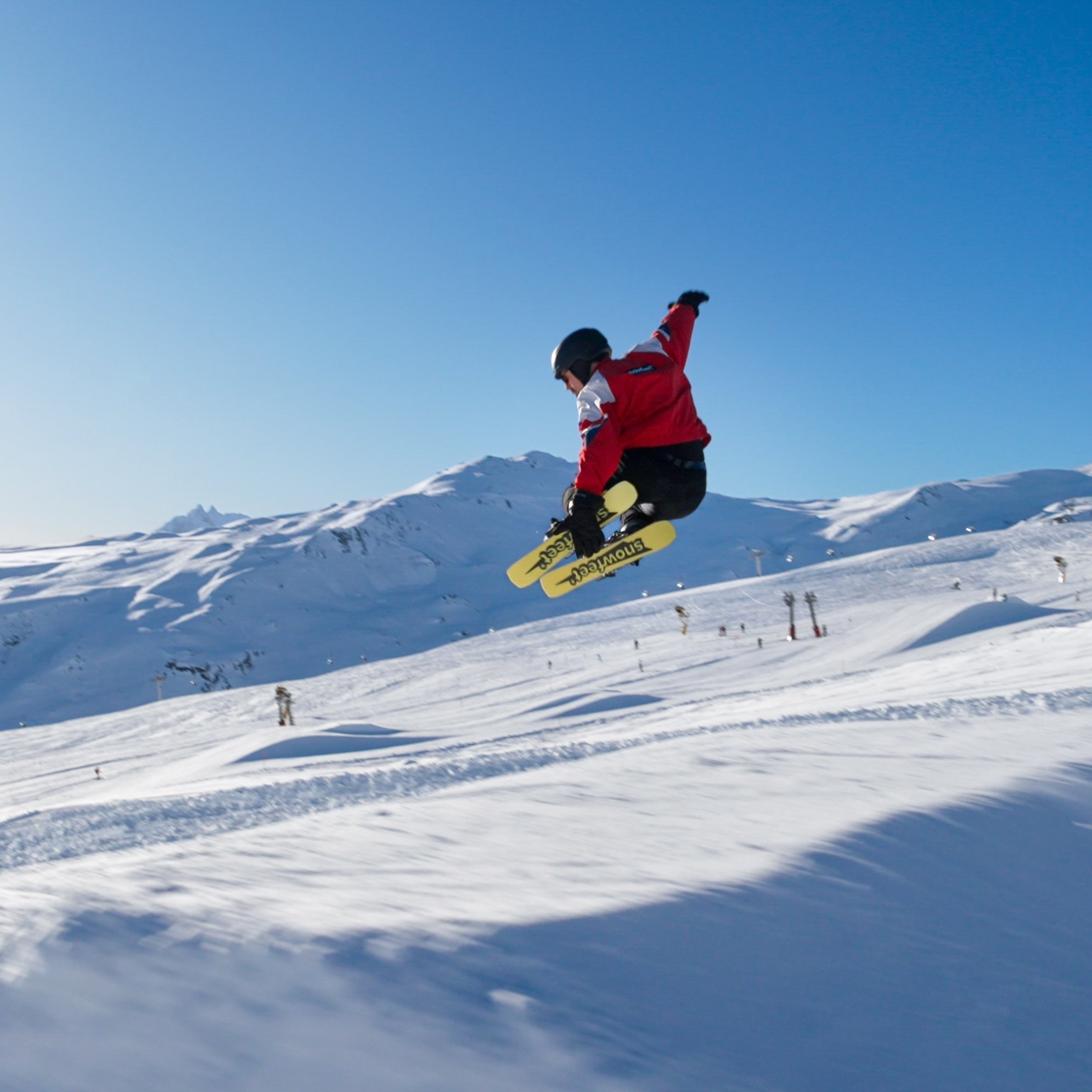 Snowfeet* Skiblades | 65 CM | Skiboards Snowblades Short Mini Skis