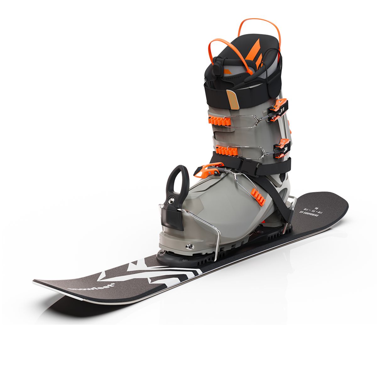 snowfeet-snowblades-bindings-for-ski-mountain-black-skiboards-shortski